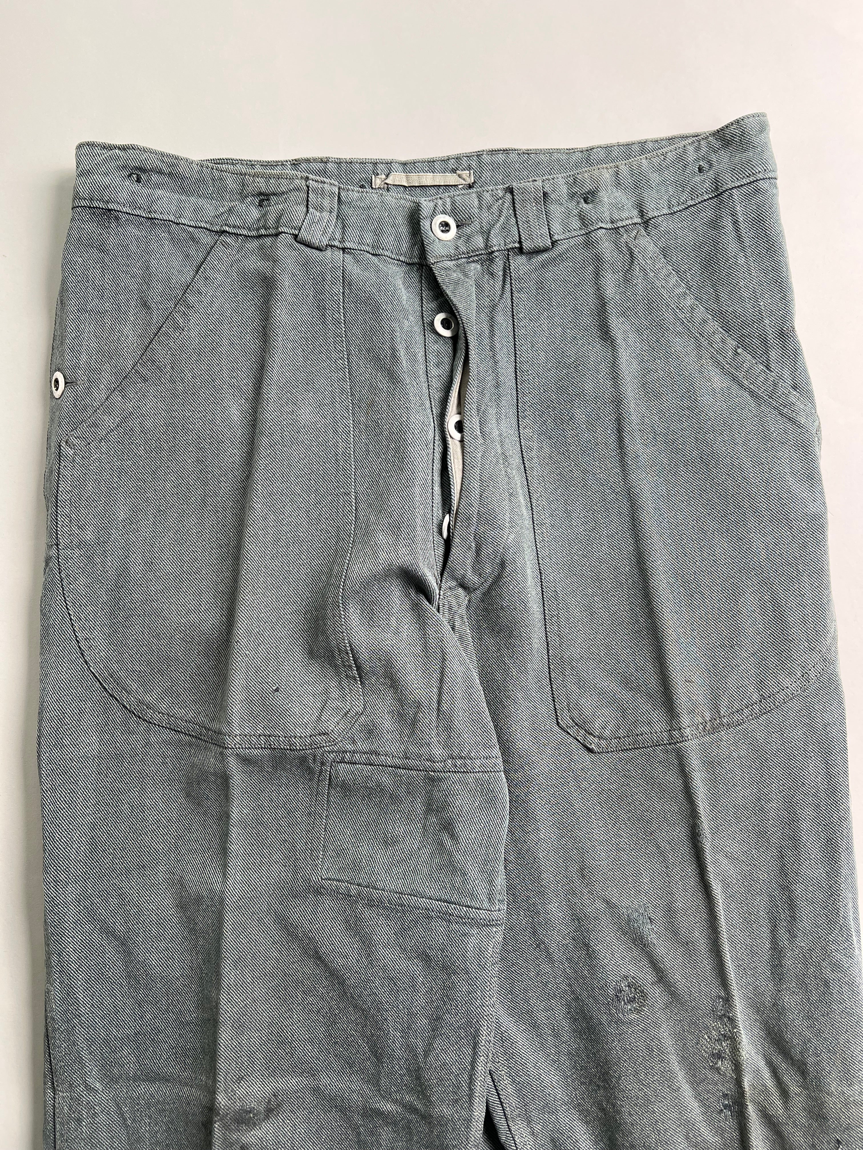 パンツ 50~80s Swiss military denim work pants 50s Swiss Army Denim Work Pants スイス軍 デニム ワーク