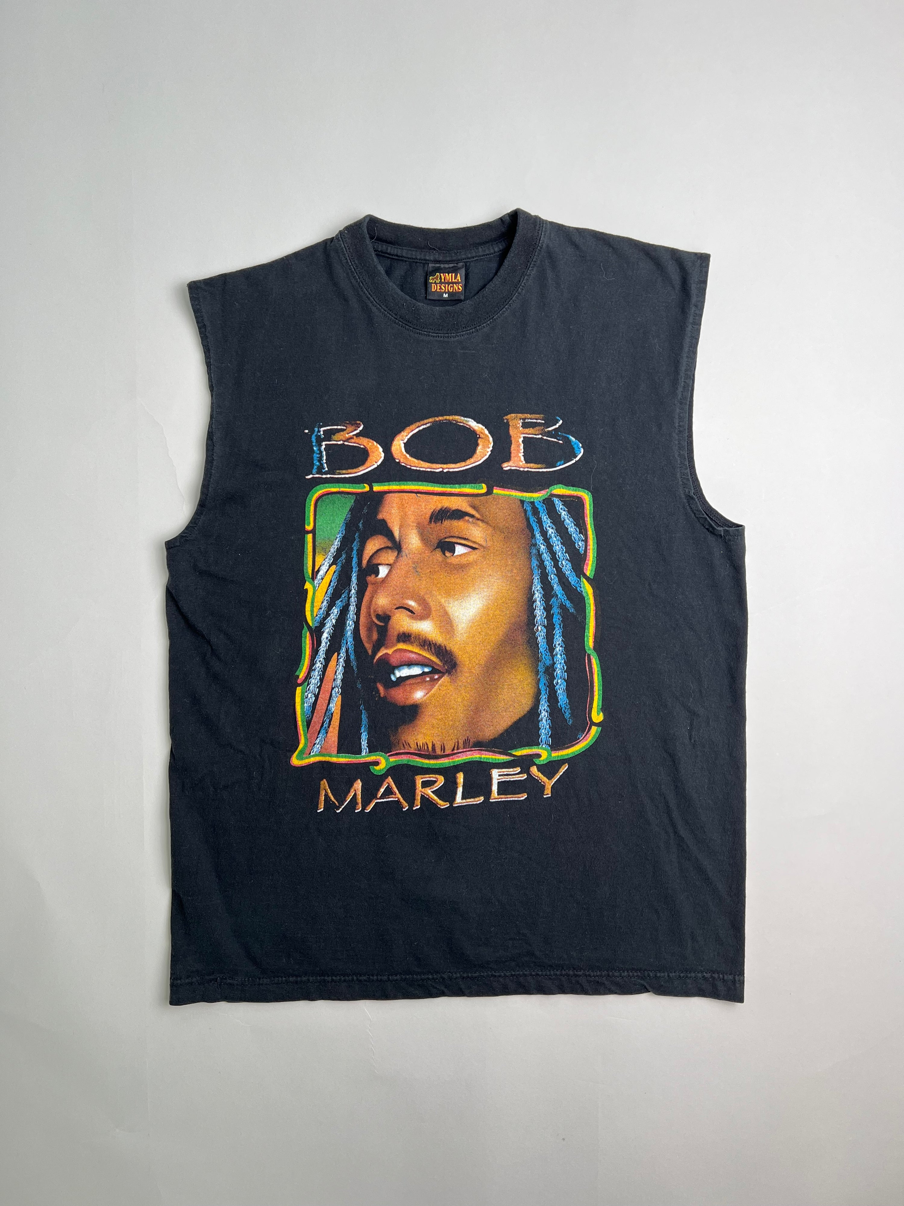 BOB MARLEY VINTAGE SLEEVELESS T-SHIRT - M