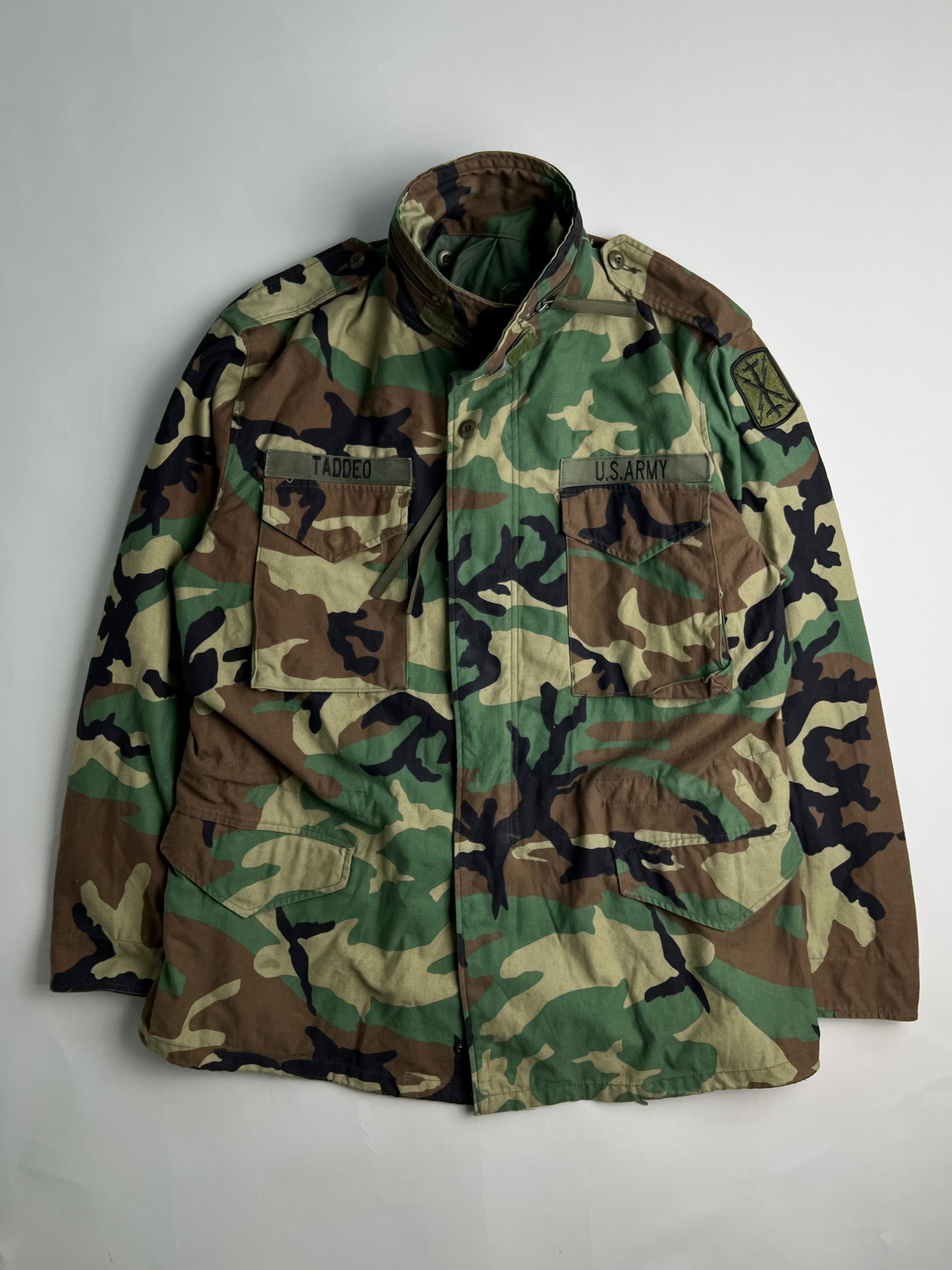 FIELD JACKET M65 US ARMY WOODLAND CAMO - L LONG