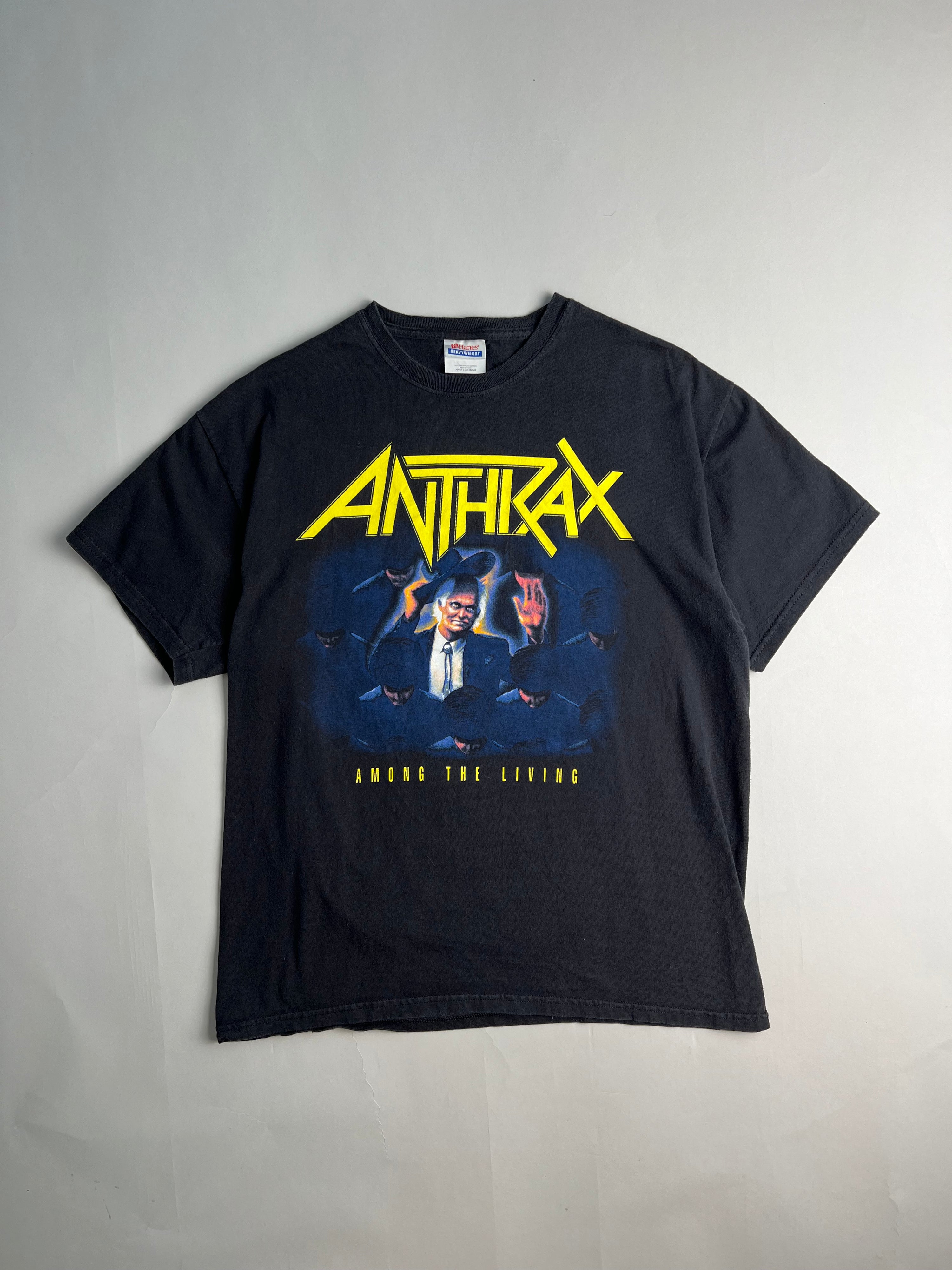 ANTHRAX FOLLOW ME OR DIE VINTAGE T-SHIRT - L