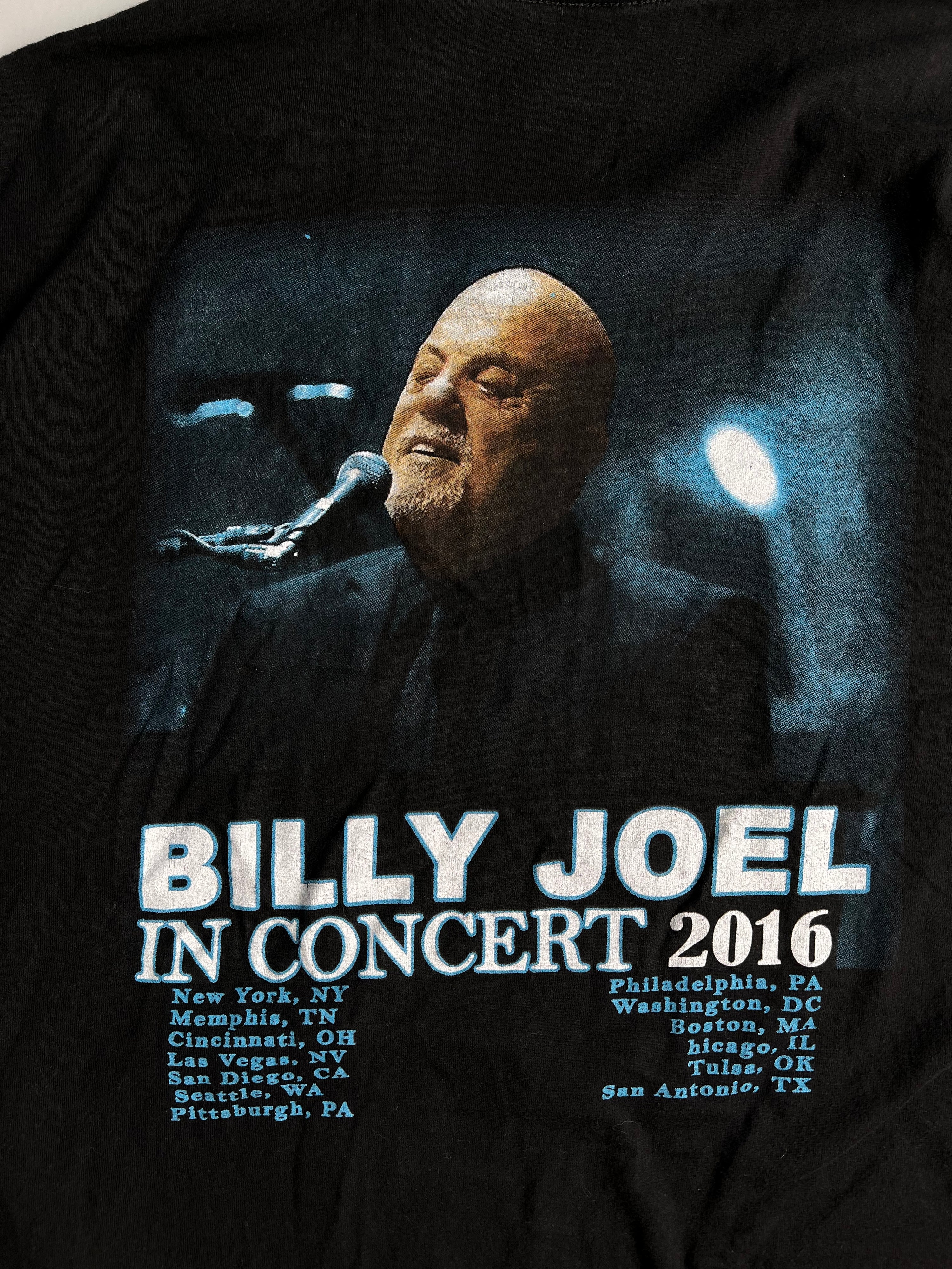 BILLY JOEL 2016 CONCERT T-SHIRT - 2XL