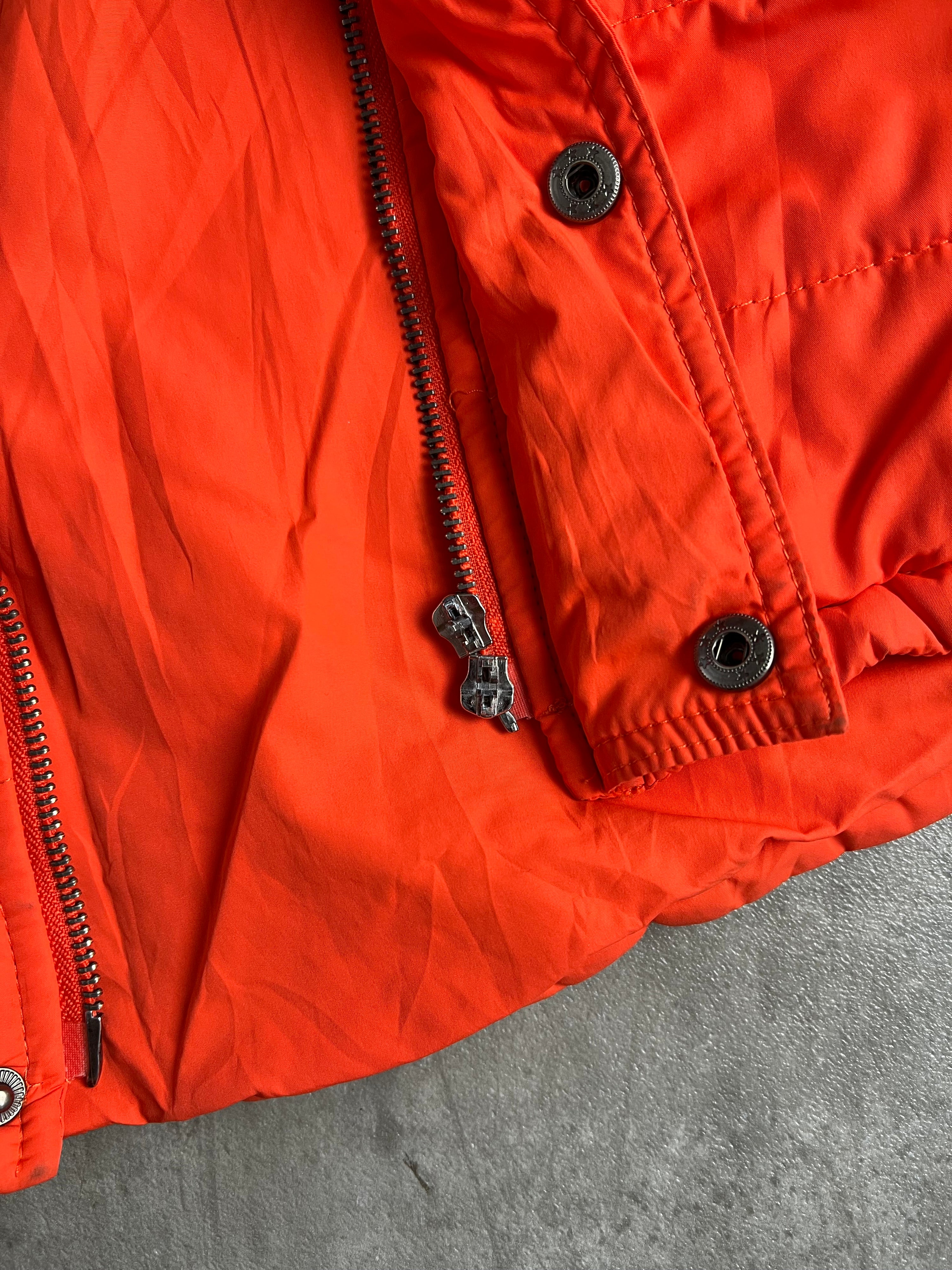 RALPH LAUREN GOOSE DOWN VEST BIG PONY ORANGE - L