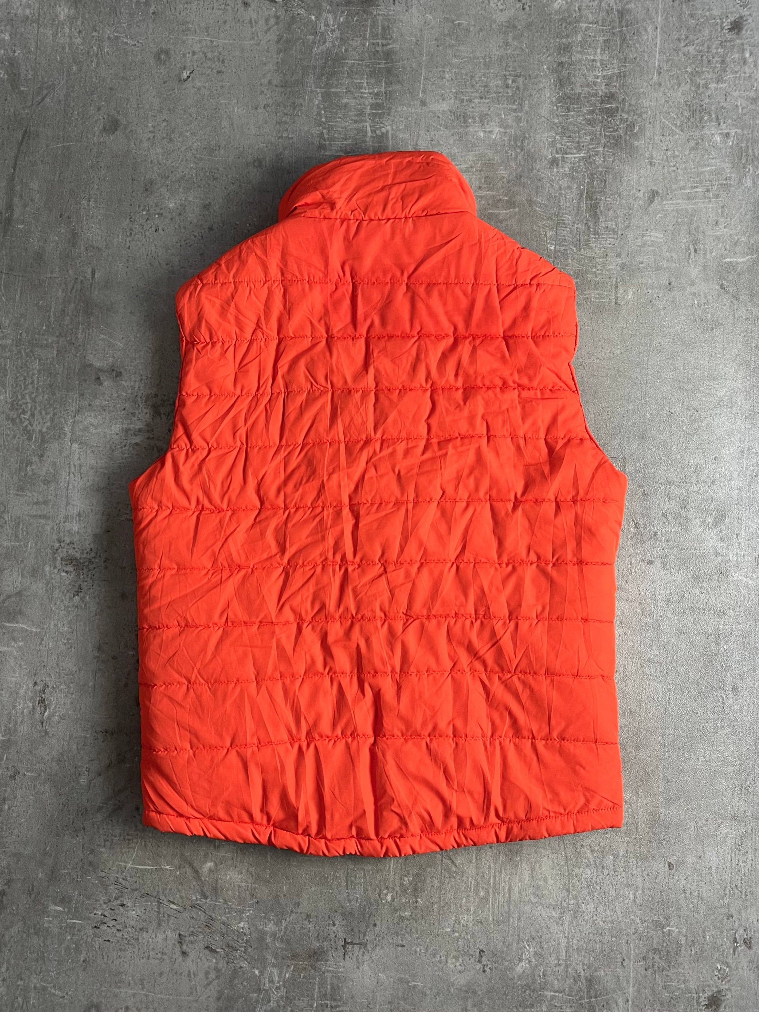 RALPH LAUREN GOOSE DOWN VEST BIG PONY ORANGE - L