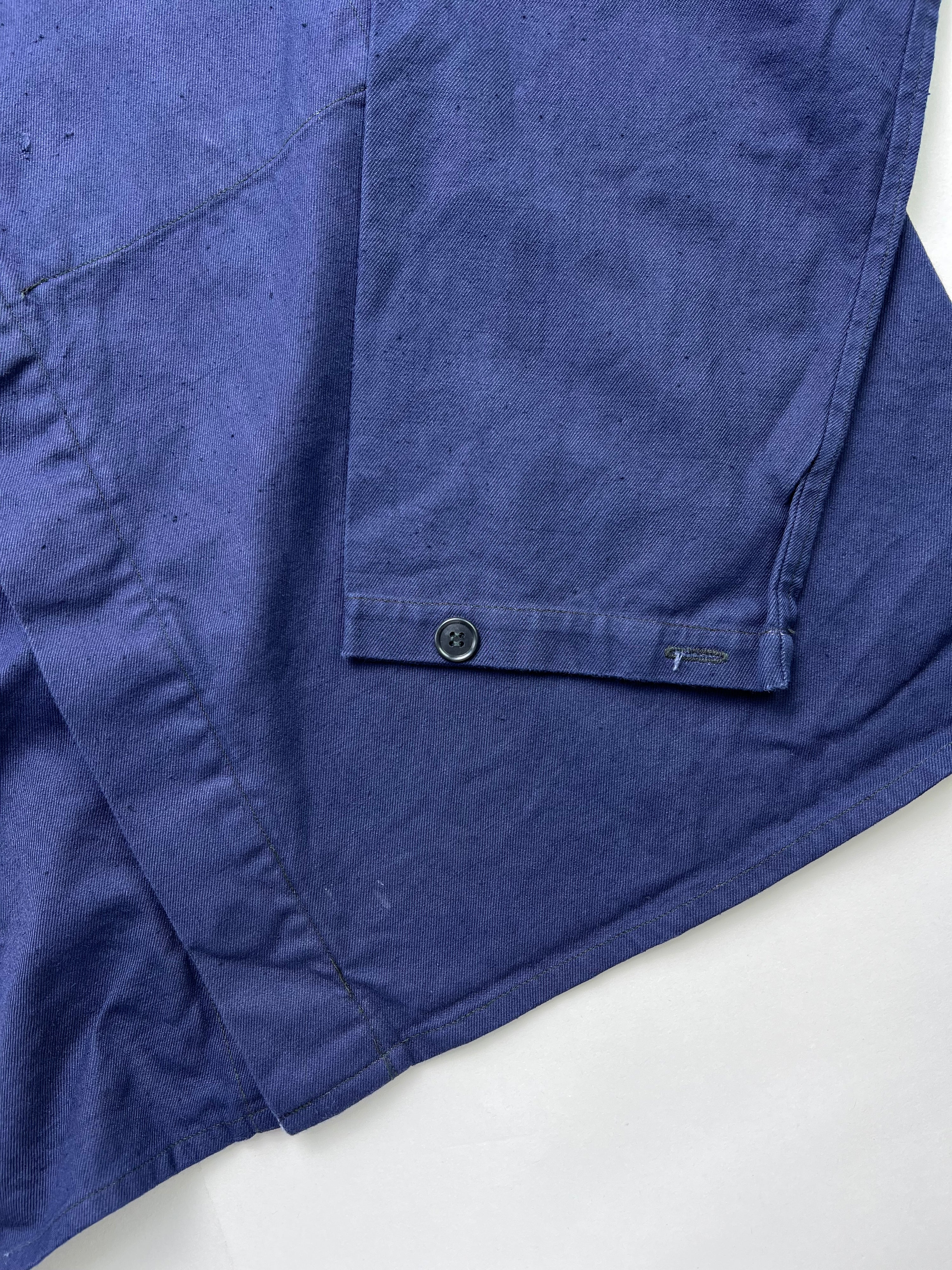 FRENCH WORK SHIRT JACKET VINTAGE BLEU DE TRAVAIL - L/XL