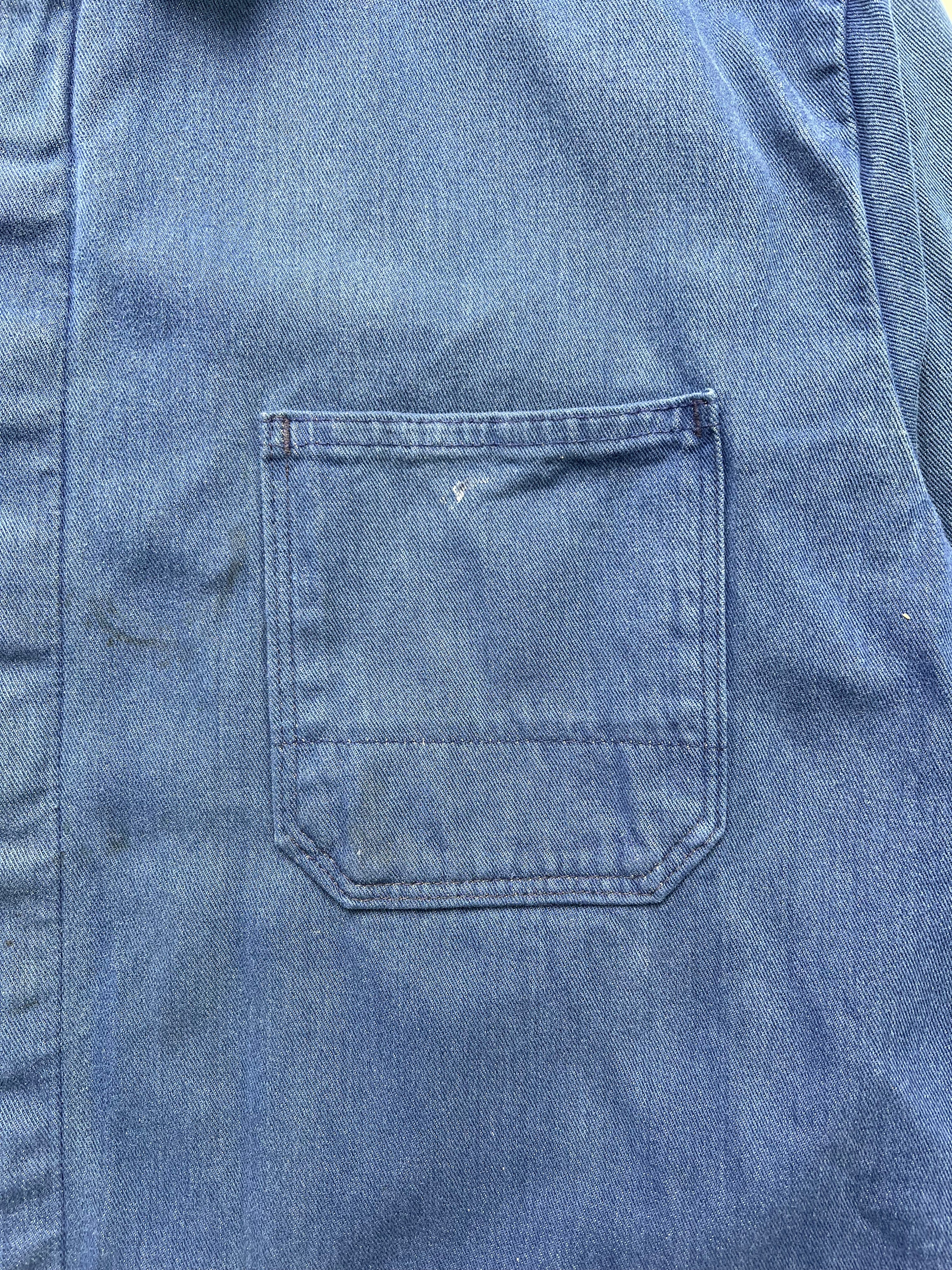 FRENCH WORK CHORE JACKET VINTAGE BLEU DE TRAVAIL - L/XL