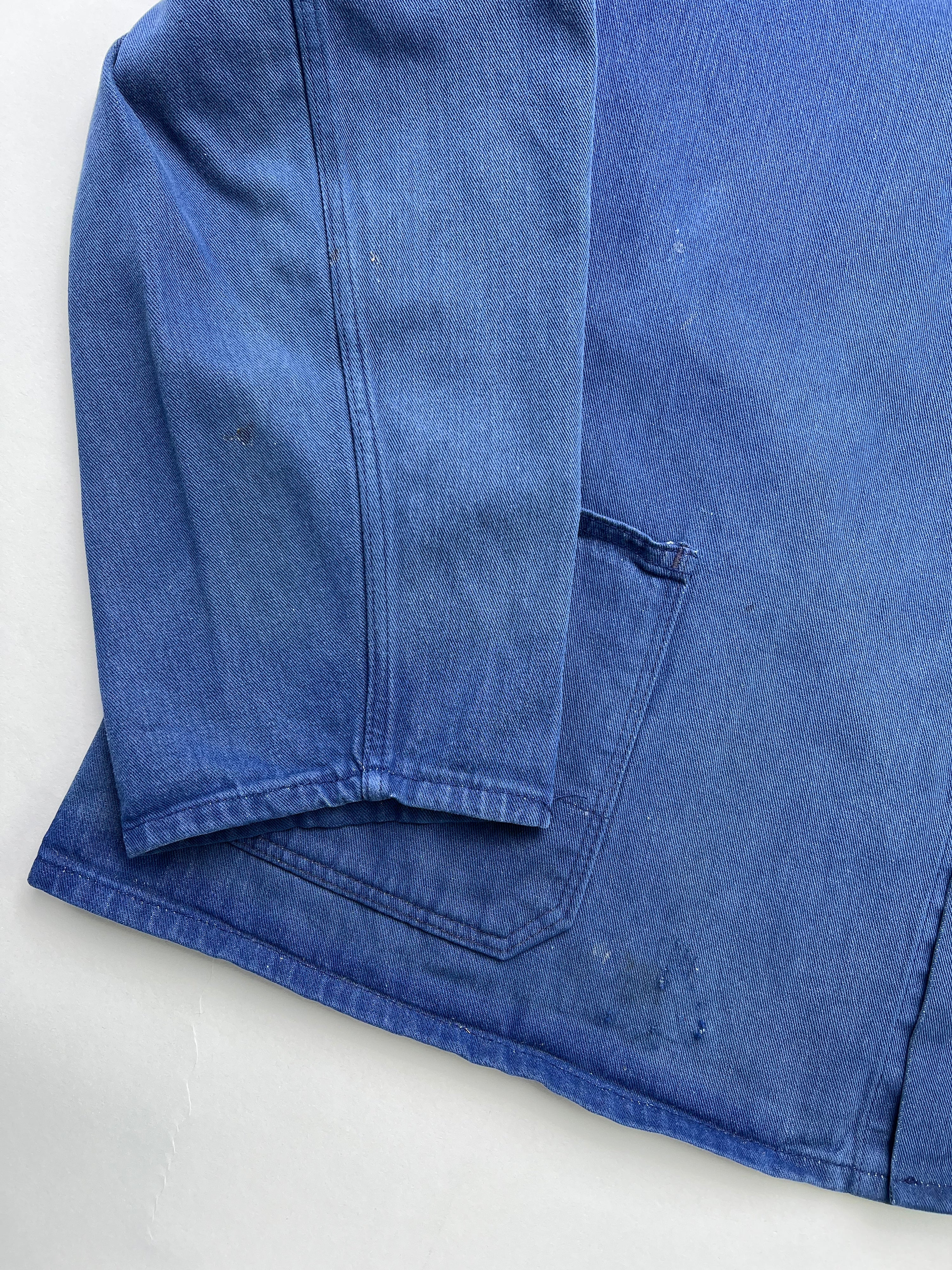 FRENCH WORK CHORE JACKET VINTAGE BLEU DE TRAVAIL - L/XL