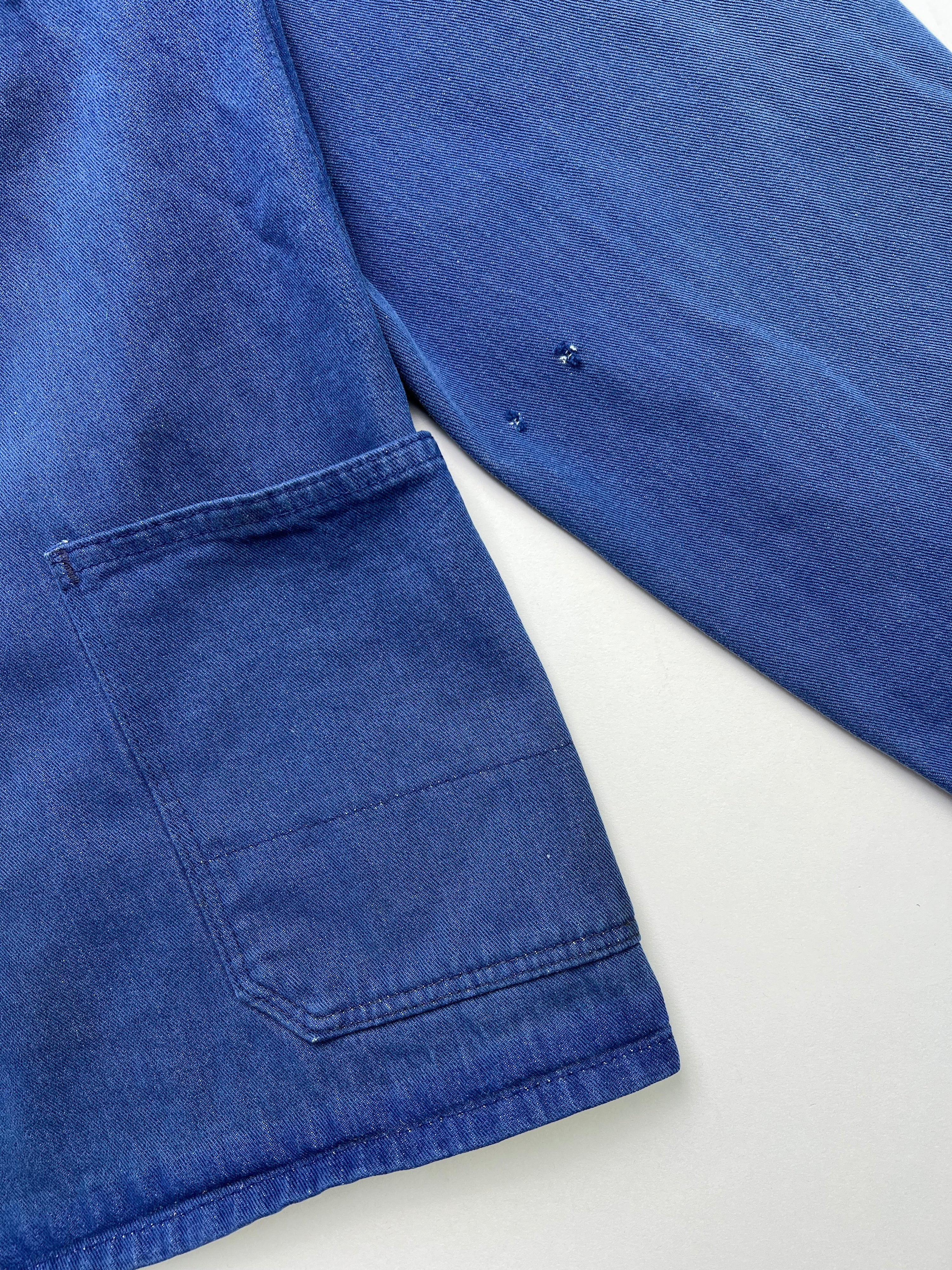 FRENCH WORK CHORE JACKET VINTAGE BLEU DE TRAVAIL - L/XL