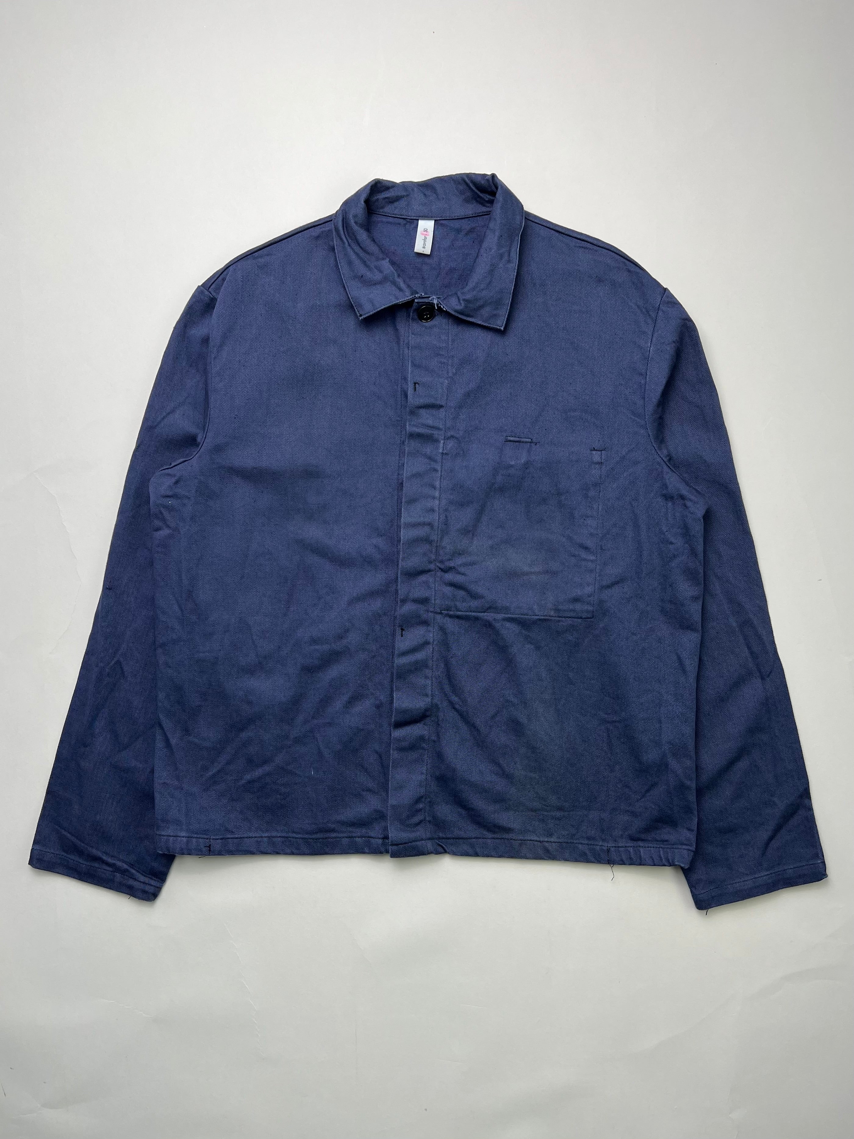 FRENCH WORK SHIRT JACKET VINTAGE BLEU DE TRAVAIL - M/L