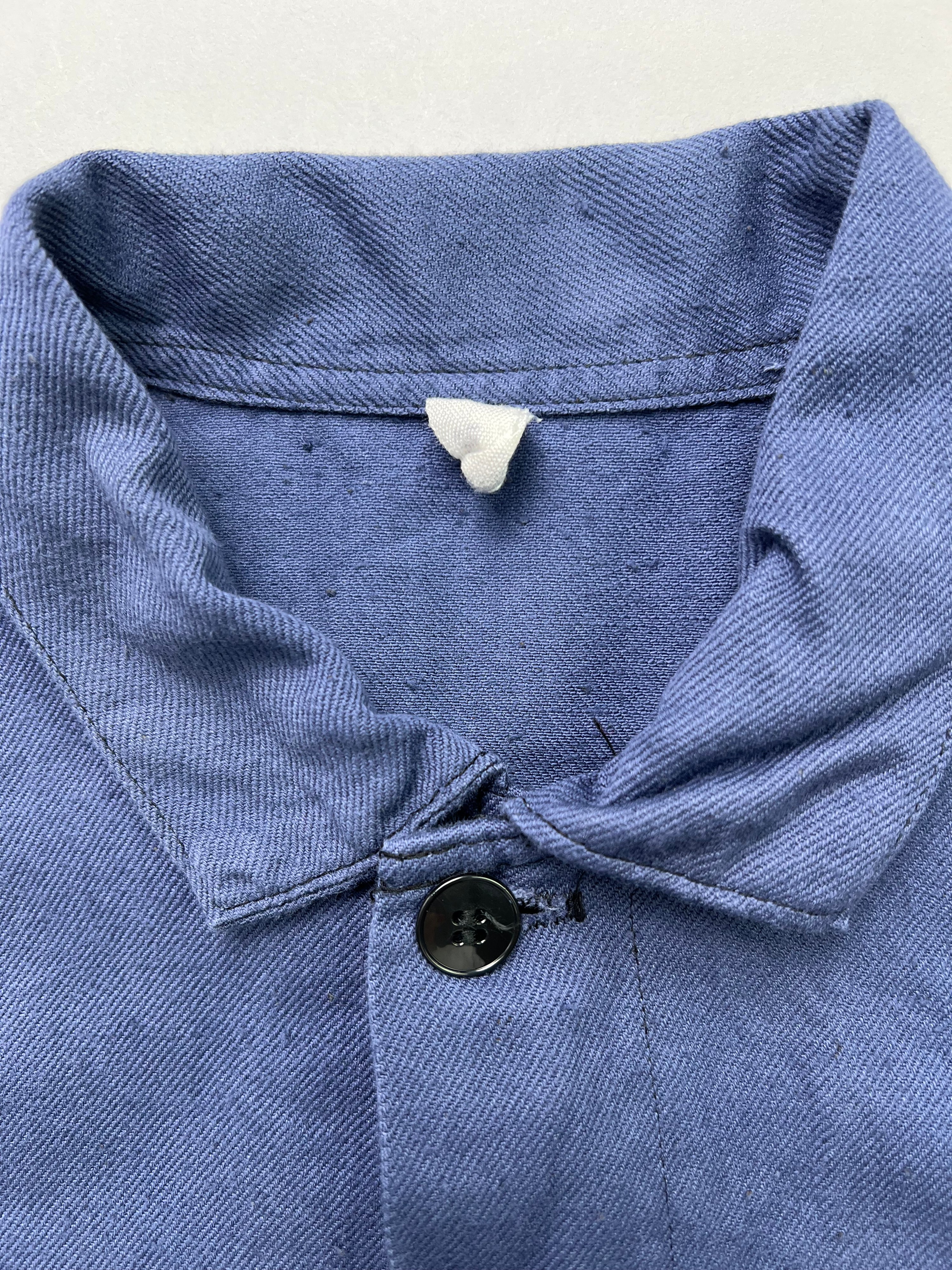FRENCH WORK CHORE JACKET VINTAGE BLEU DE TRAVAIL - S/M