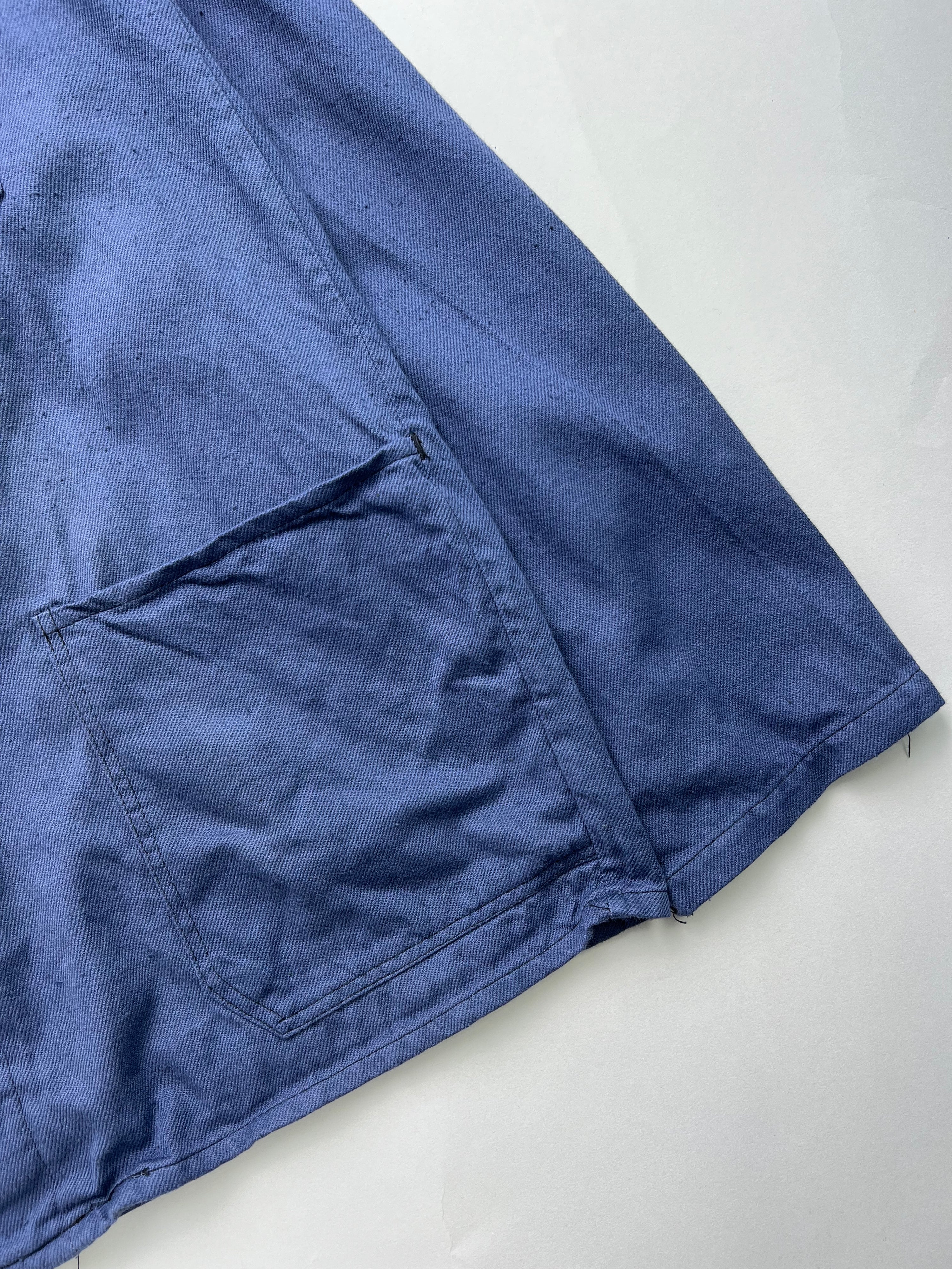 FRENCH WORK CHORE JACKET VINTAGE BLEU DE TRAVAIL - S/M