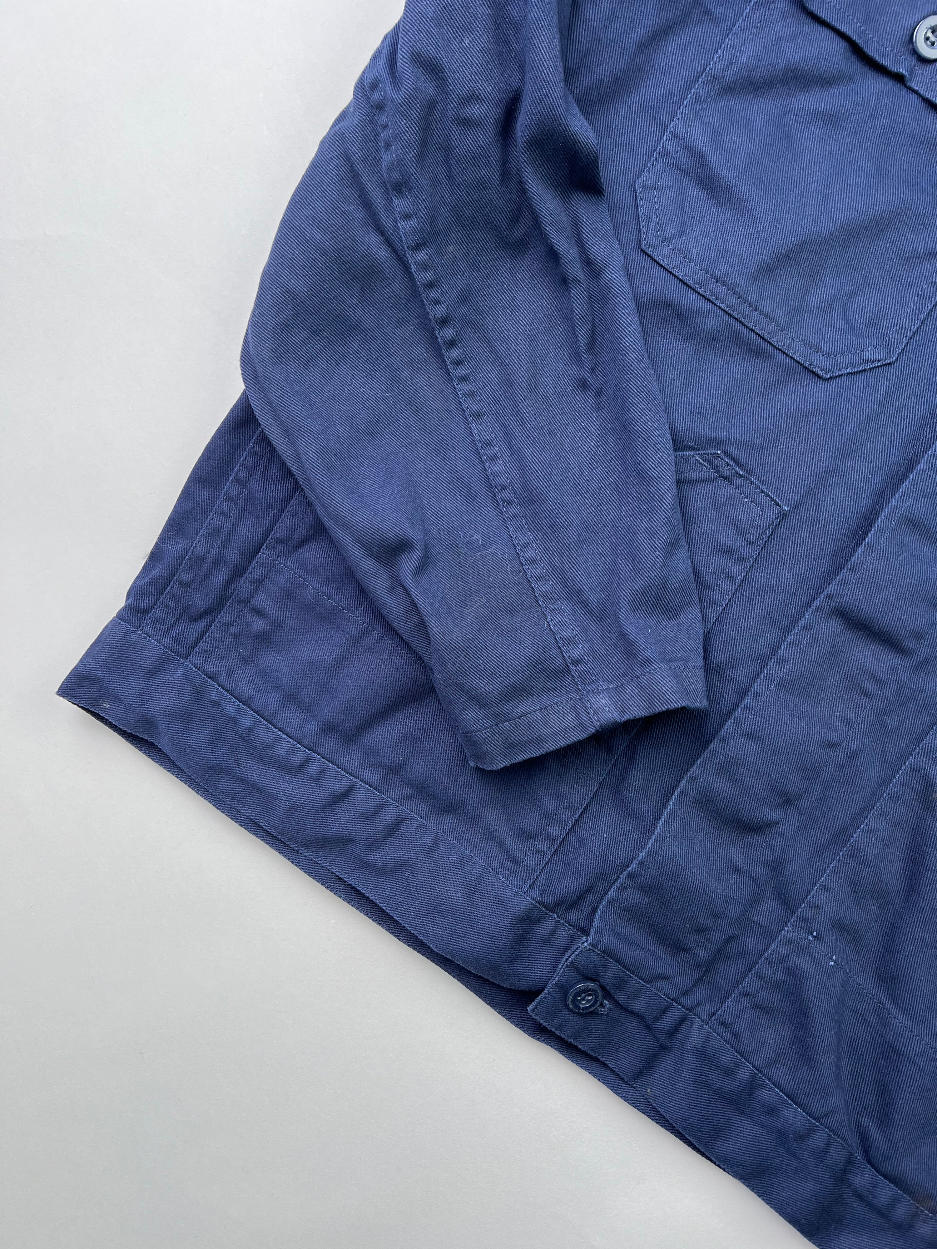 FRENCH WORK CHORE JACKET VINTAGE BLEU DE TRAVAIL - M/L