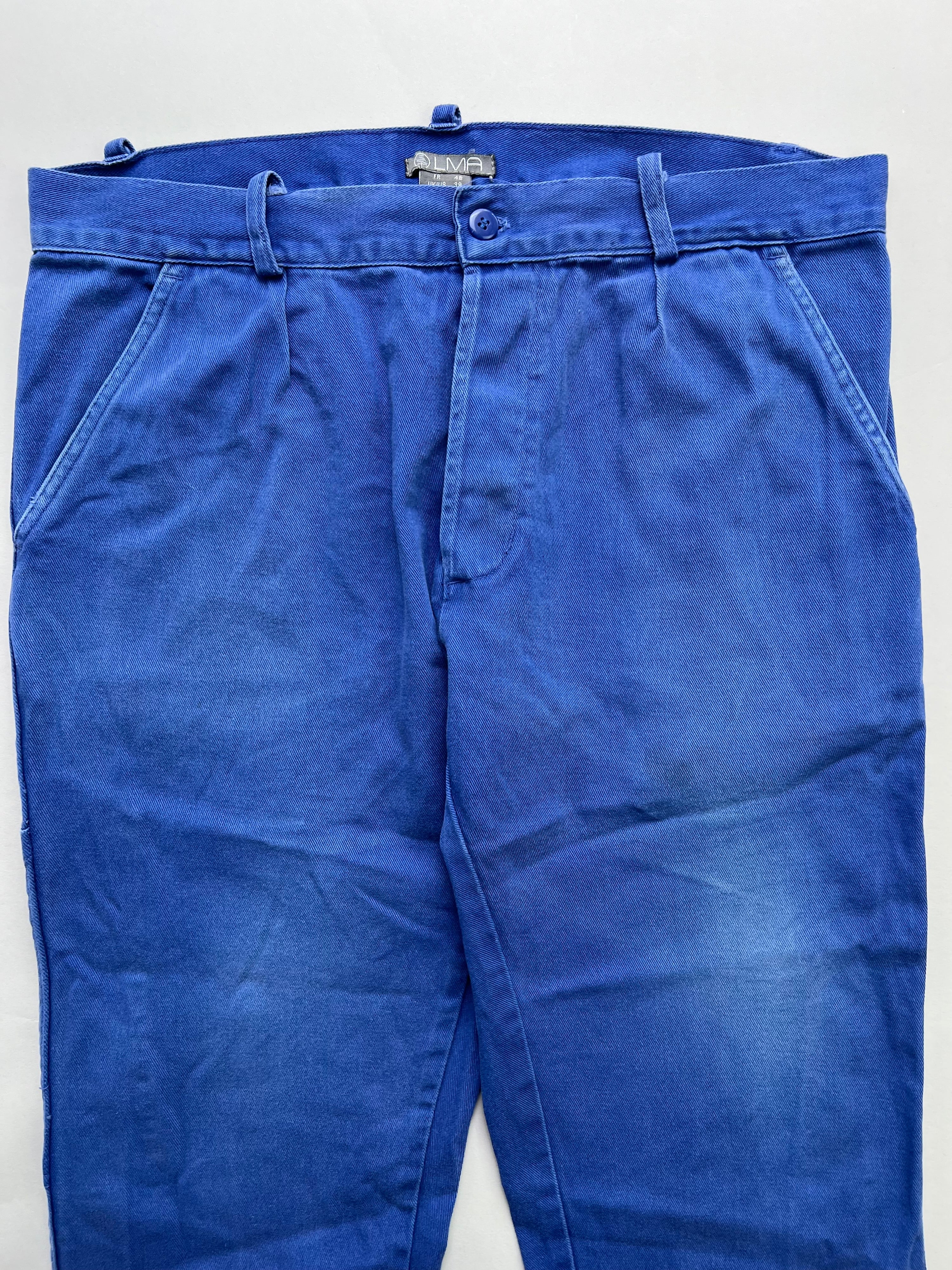 FRENCH WORKWEAR BLEU DE TRAVAIL VINTAGE WORK PANTS - W36