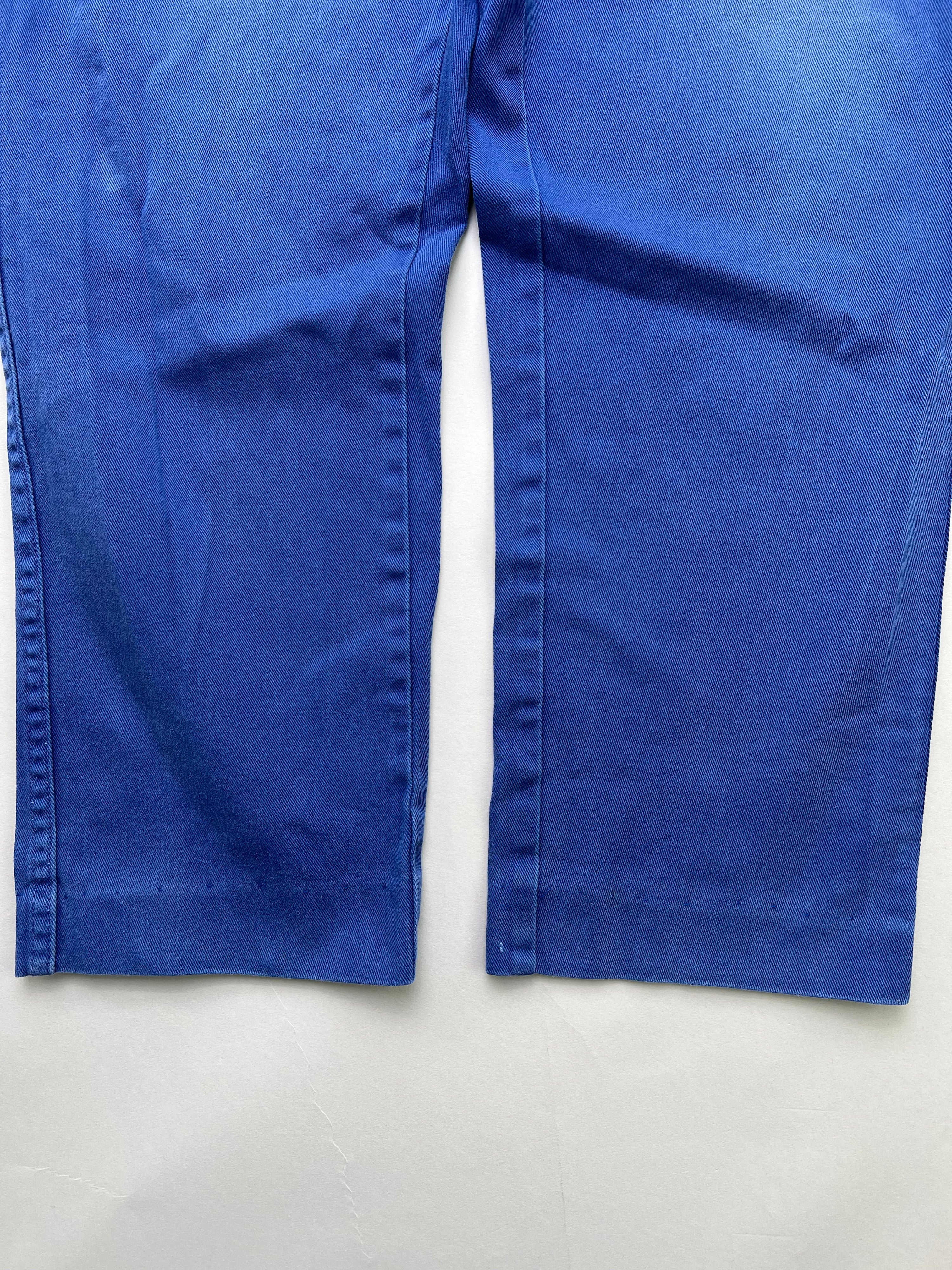 FRENCH WORKWEAR BLEU DE TRAVAIL VINTAGE WORK PANTS - W36