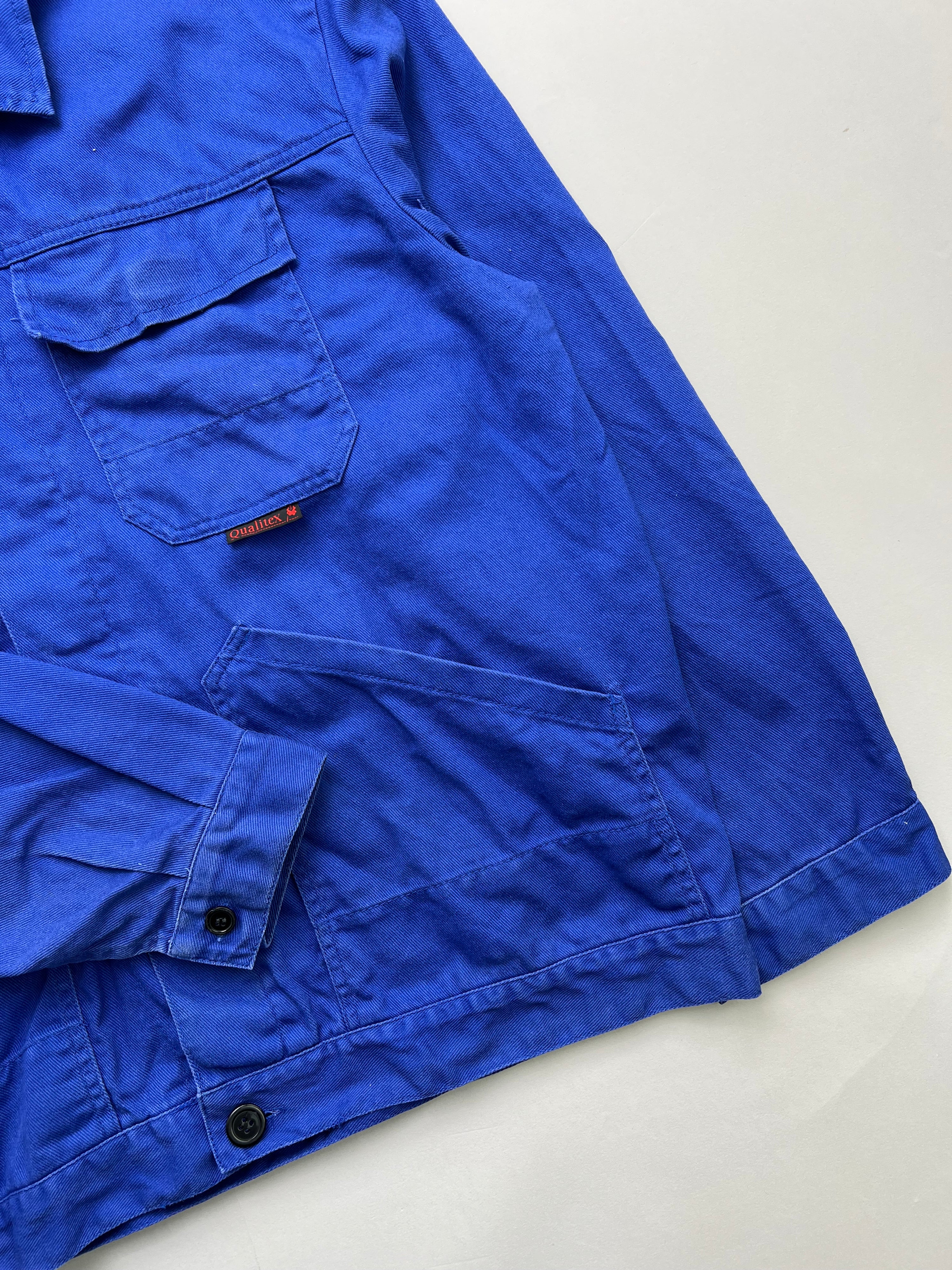 FRENCH WORK CHORE JACKET VINTAGE BLEU DE TRAVAIL - L/XL