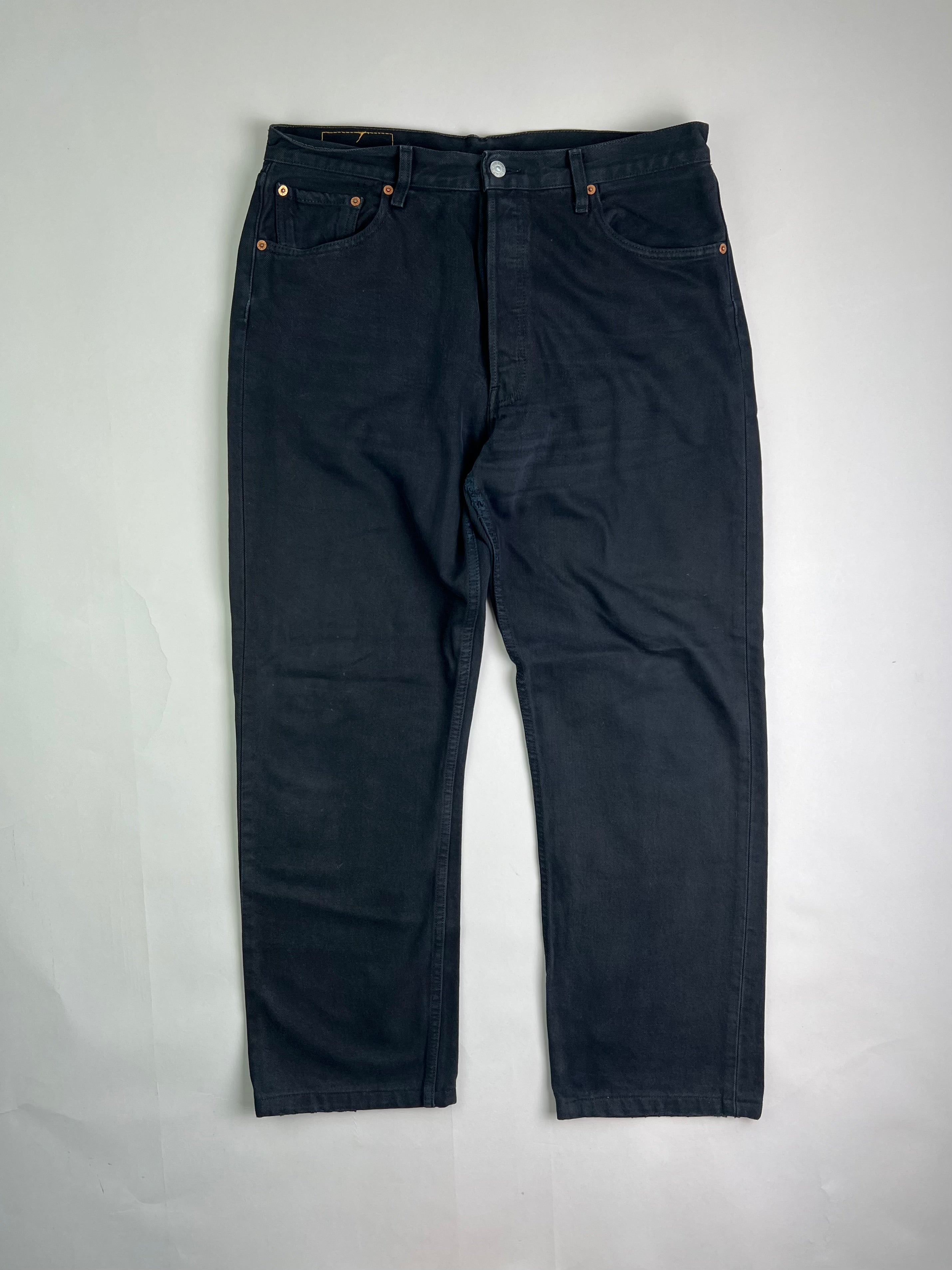 LEVIS 501 VINTAGE JEANS BLACK - W36