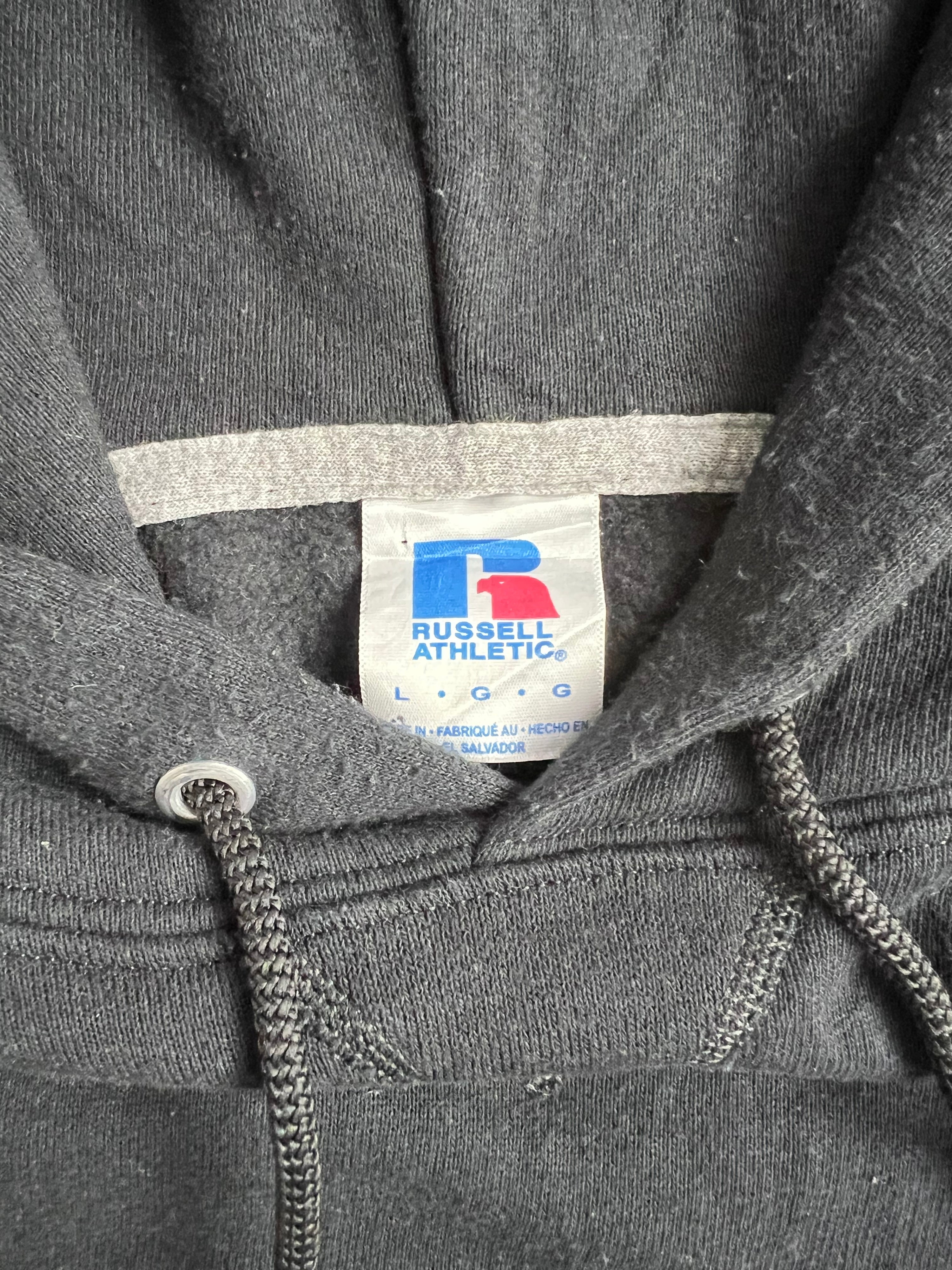 RUSSELL ATHLETIC VINTAGE HOODIE BLACK - L