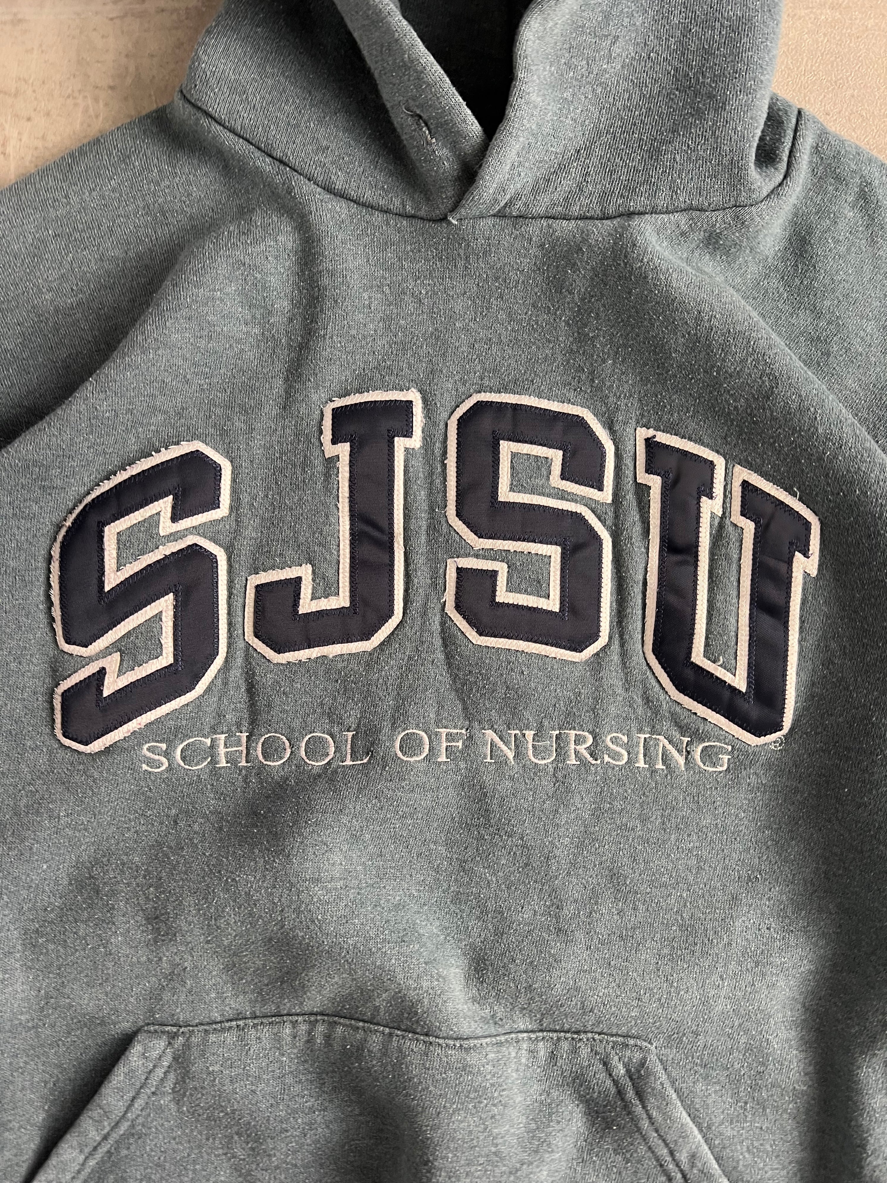 RUSSELL ATHLETIC VINTAGE HOODIE GREY SJSU - L