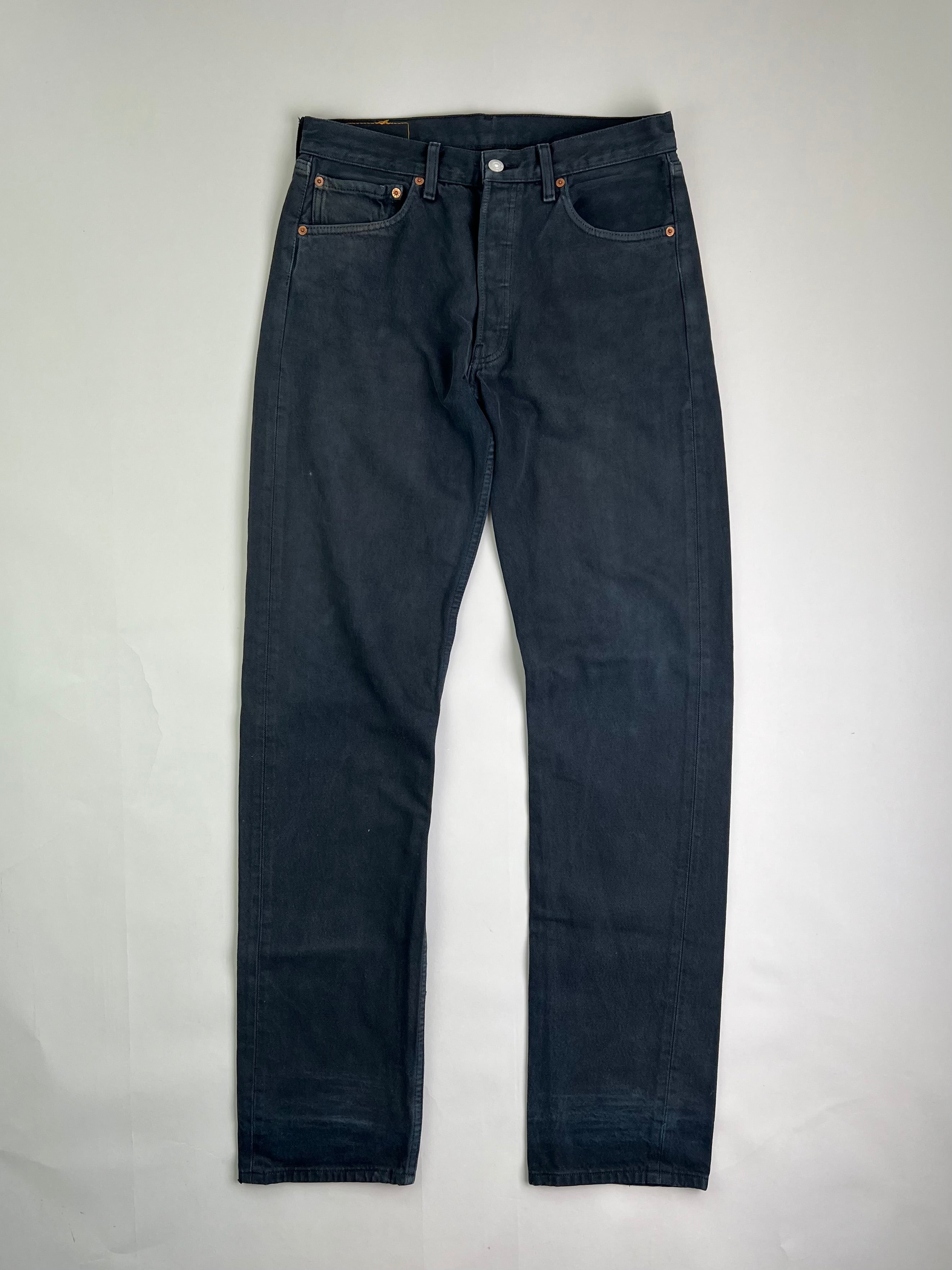 LEVIS 501 VINTAGE JEANS BLACK - W32