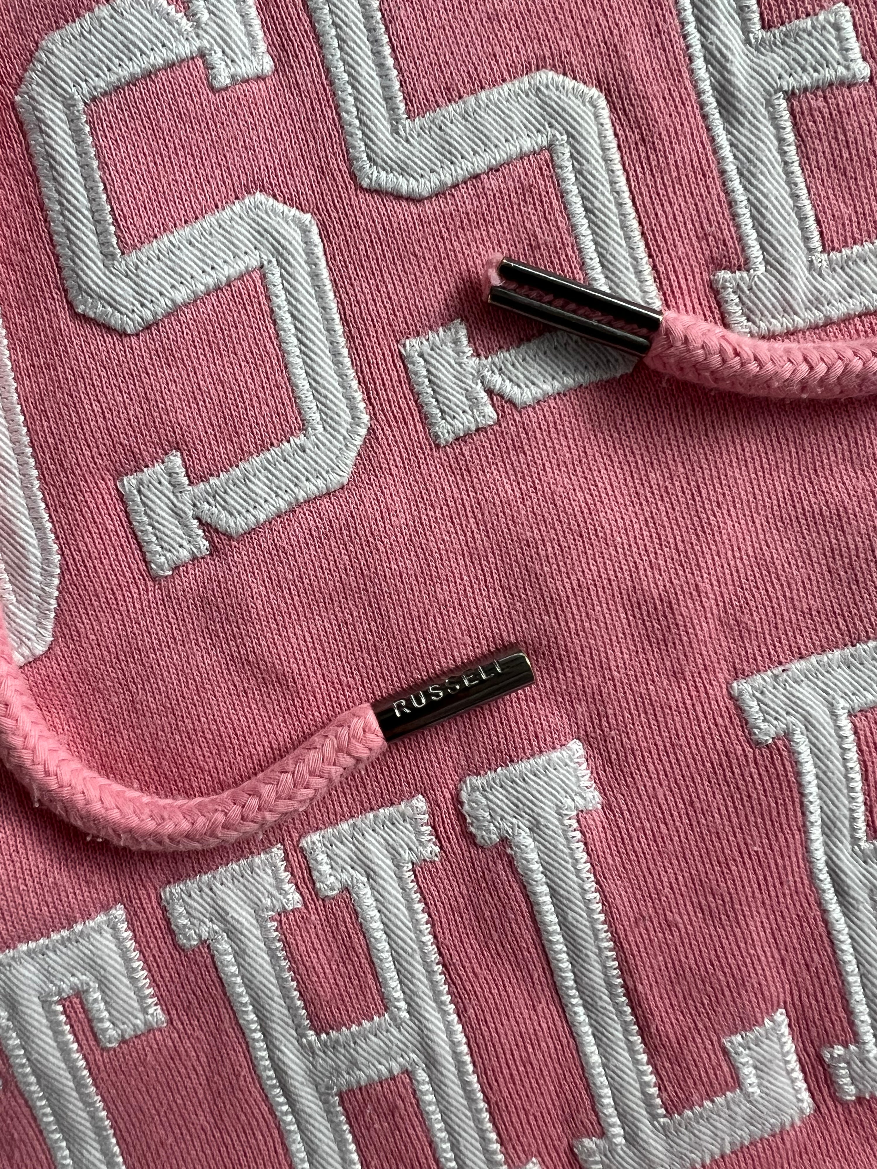 RUSSELL ATHLETIC VINTAGE HOODIE PINK - XL