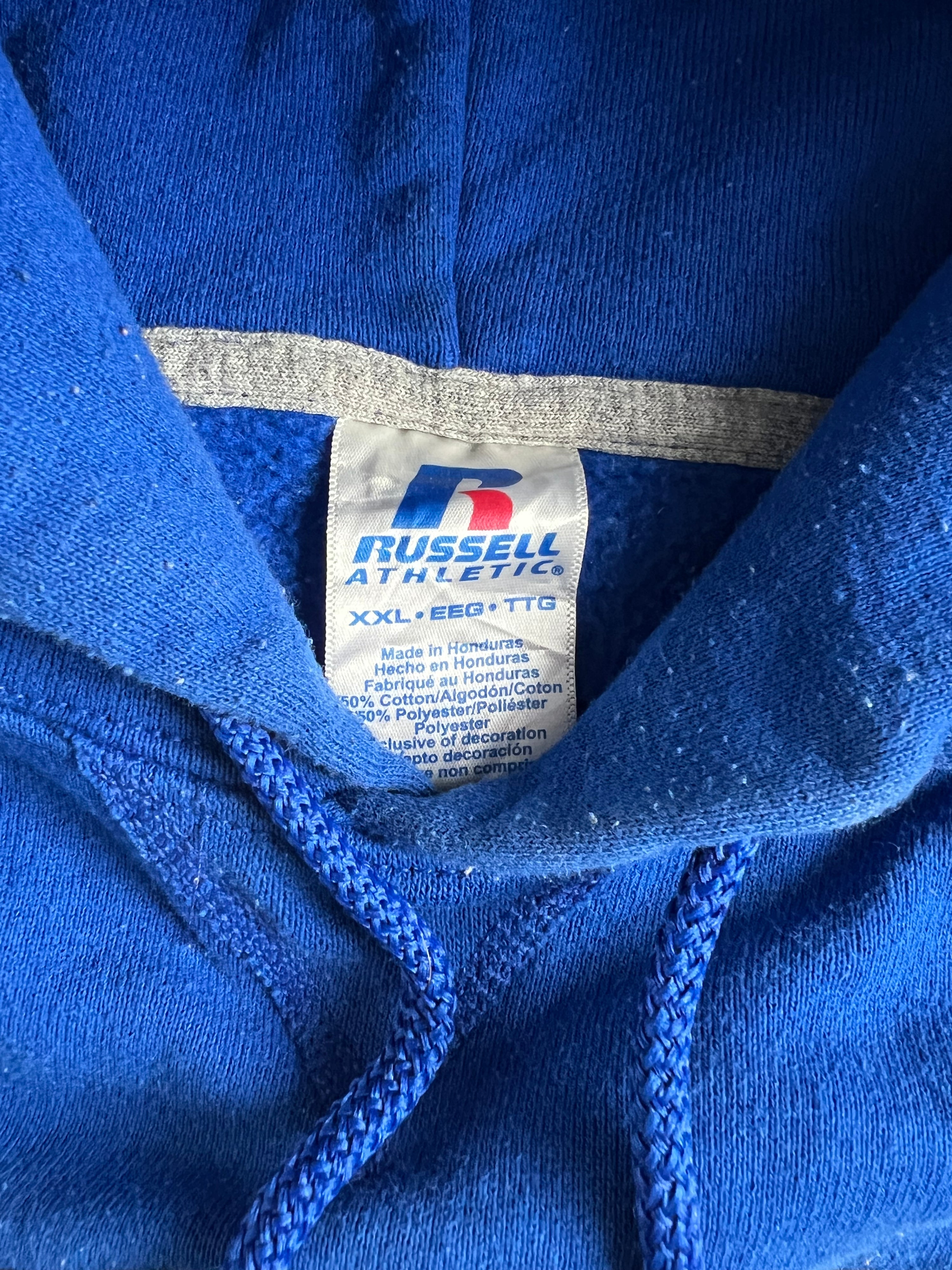 RUSSELL ATHLETIC VINTAGE HOODIE BLUE LUTHER - XXL