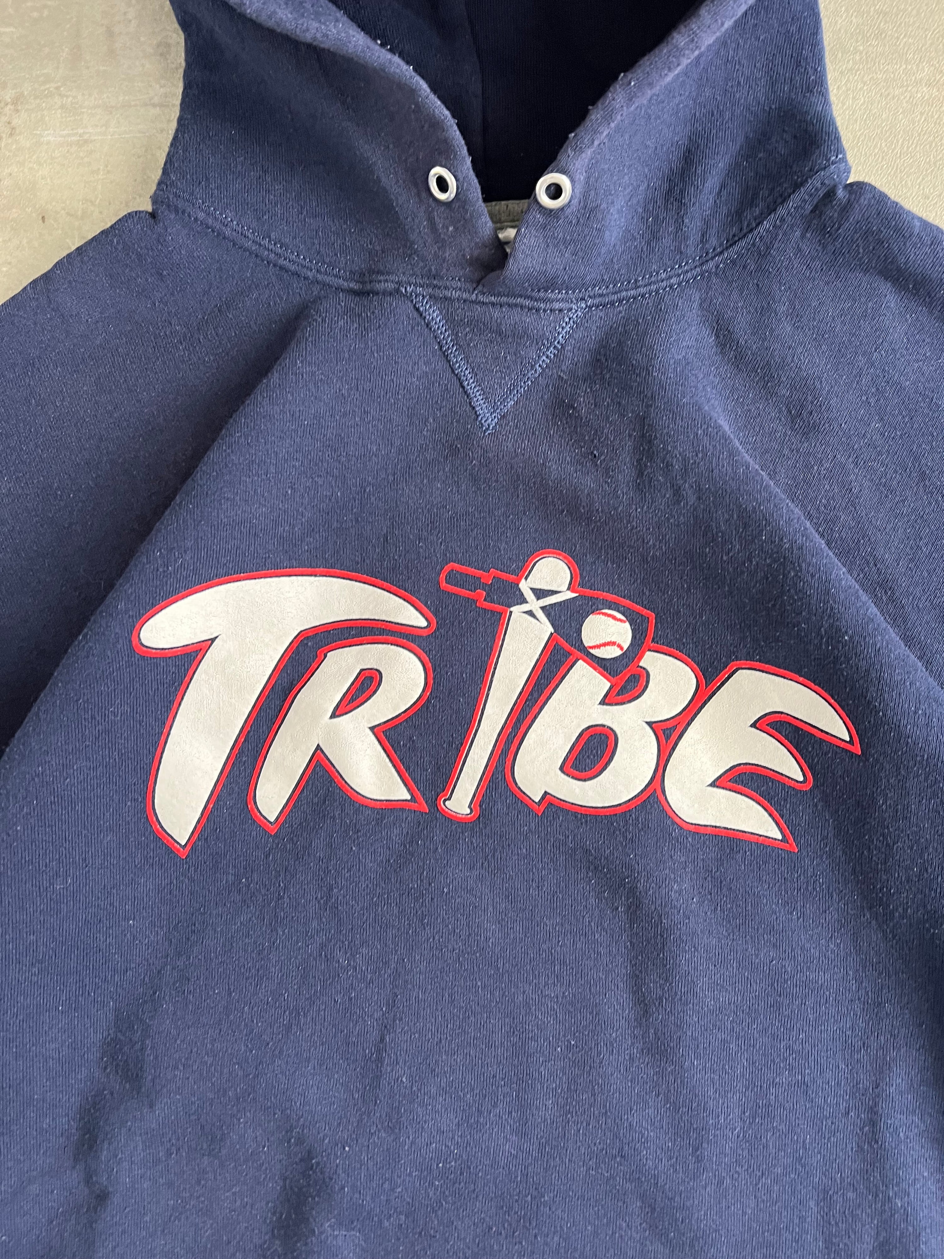 RUSSELL ATHLETIC VINTAGE HOODIE BLUE TRIBE - XL