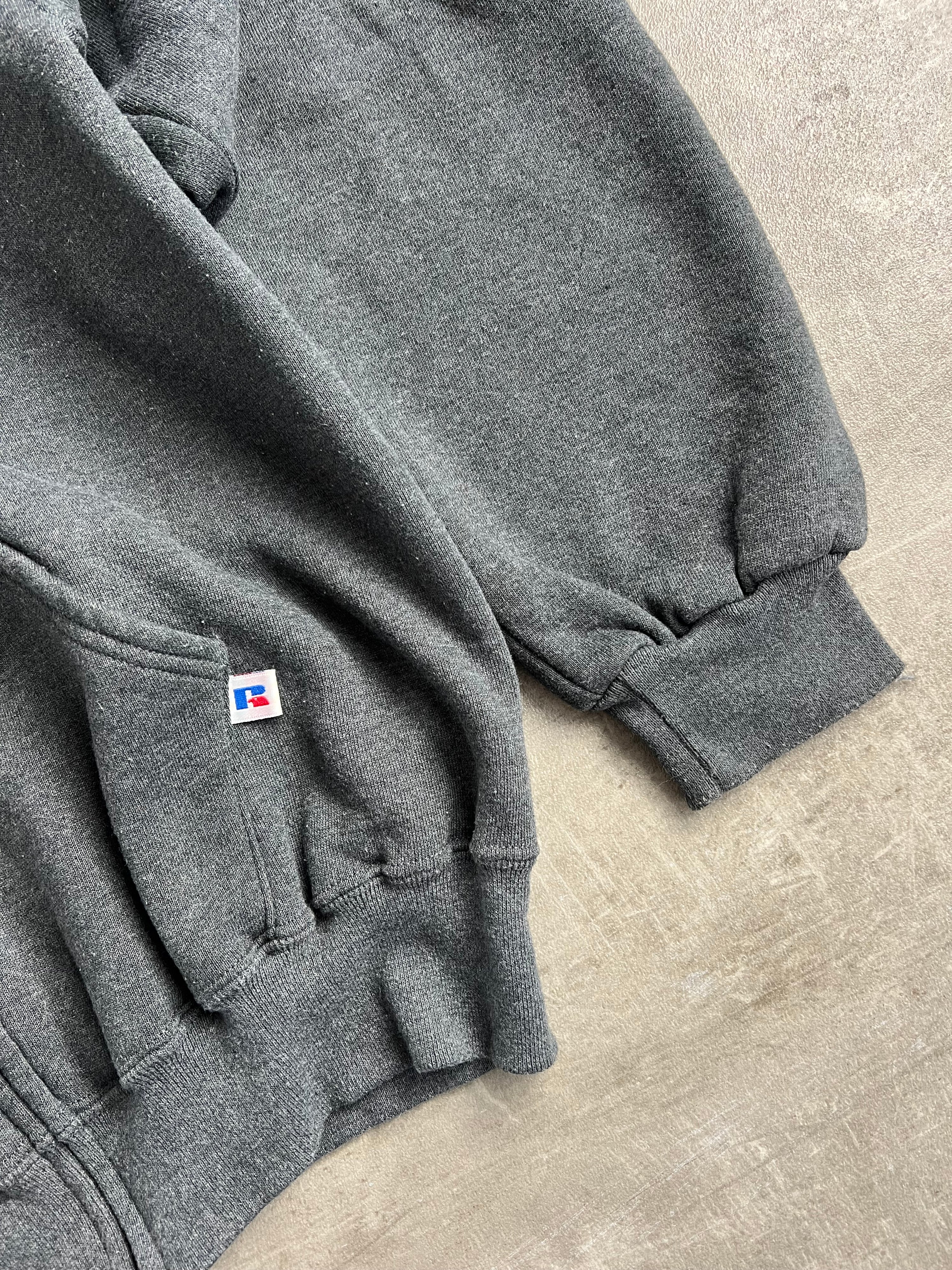 RUSSELL ATHLETIC VINTAGE BOMBER SWEATSHIRT GREY - L