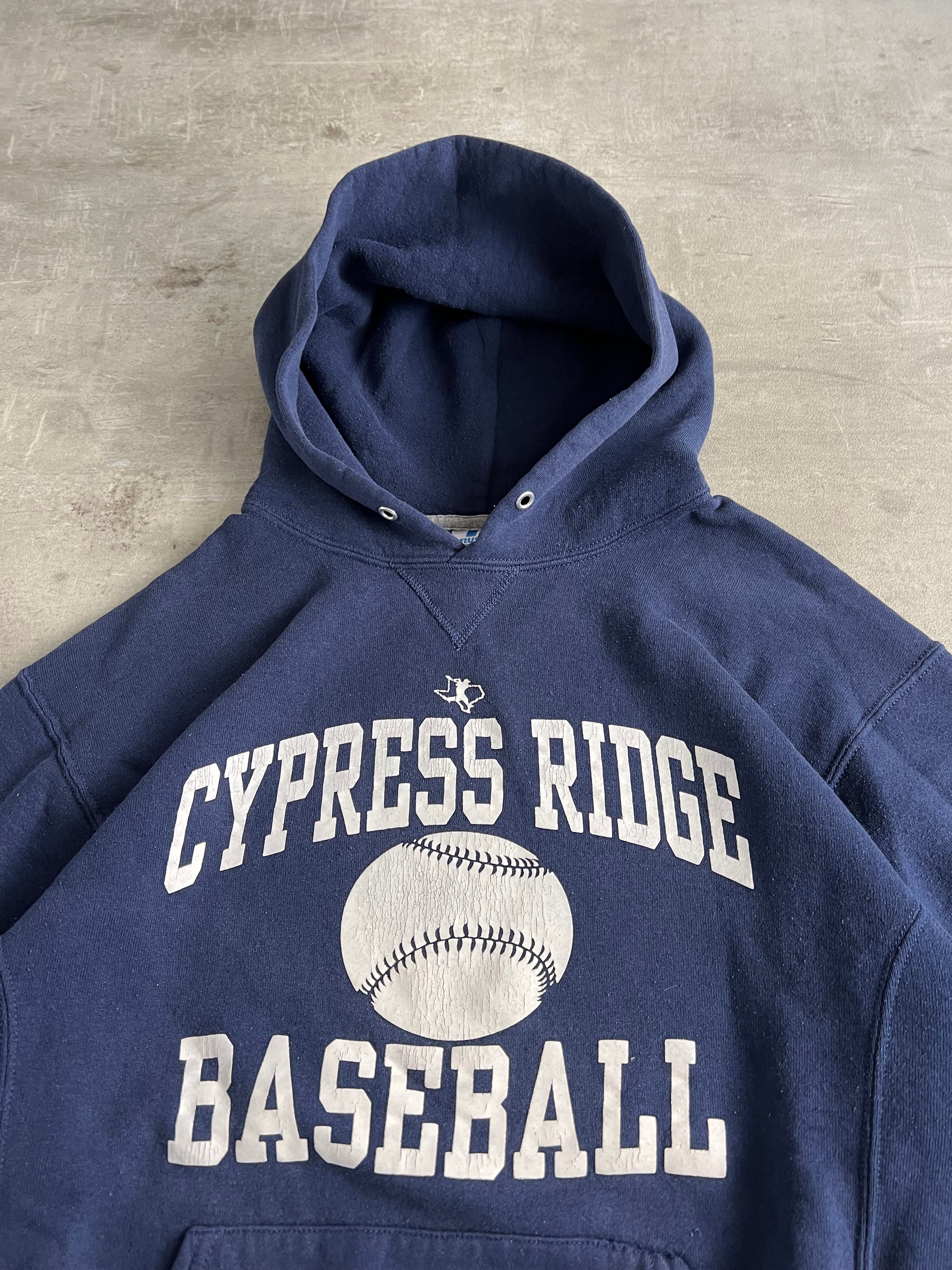 RUSSELL ATHLETIC VINTAGE HOODIE BLUE - M