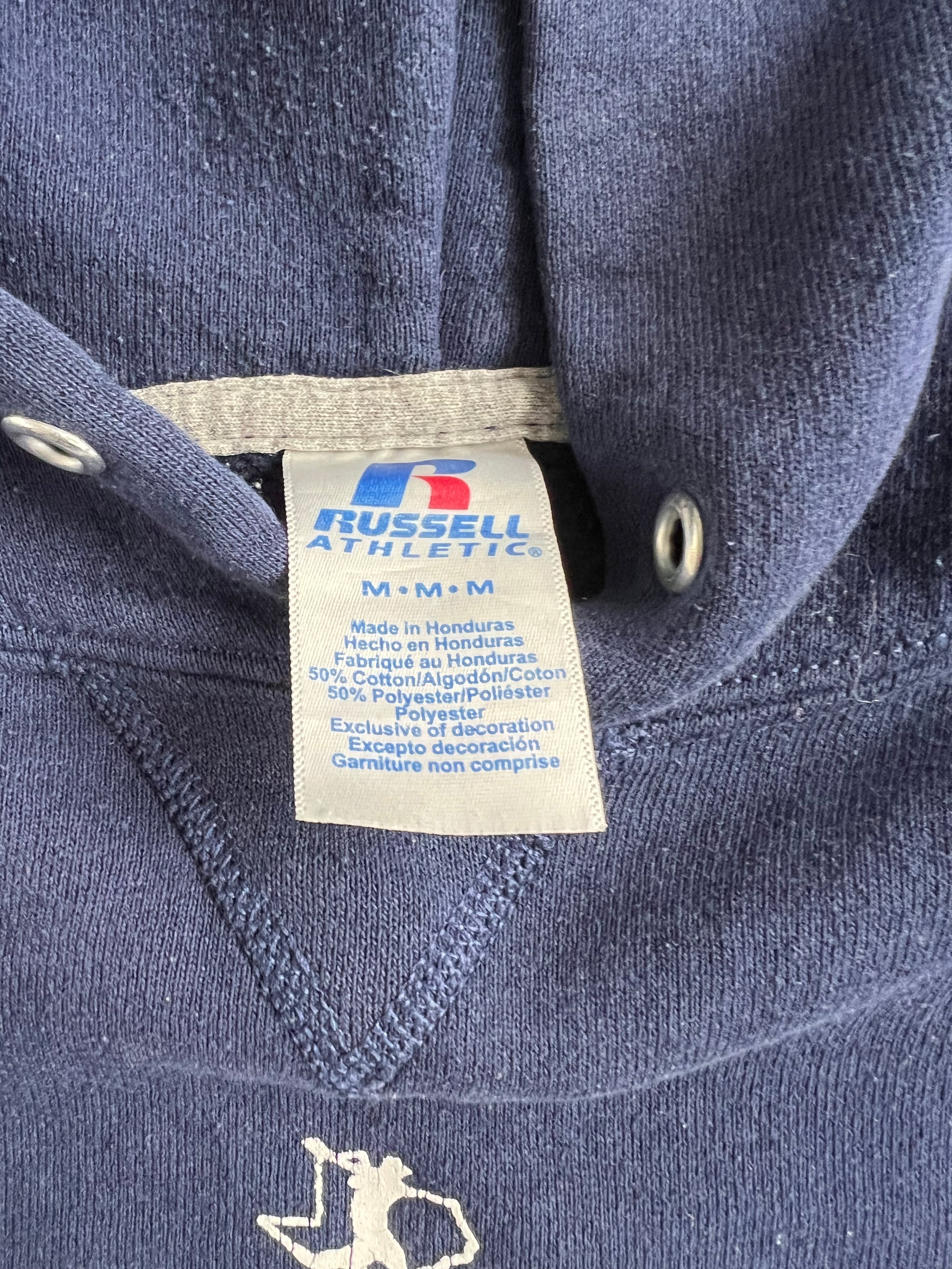 RUSSELL ATHLETIC VINTAGE HOODIE BLUE - M