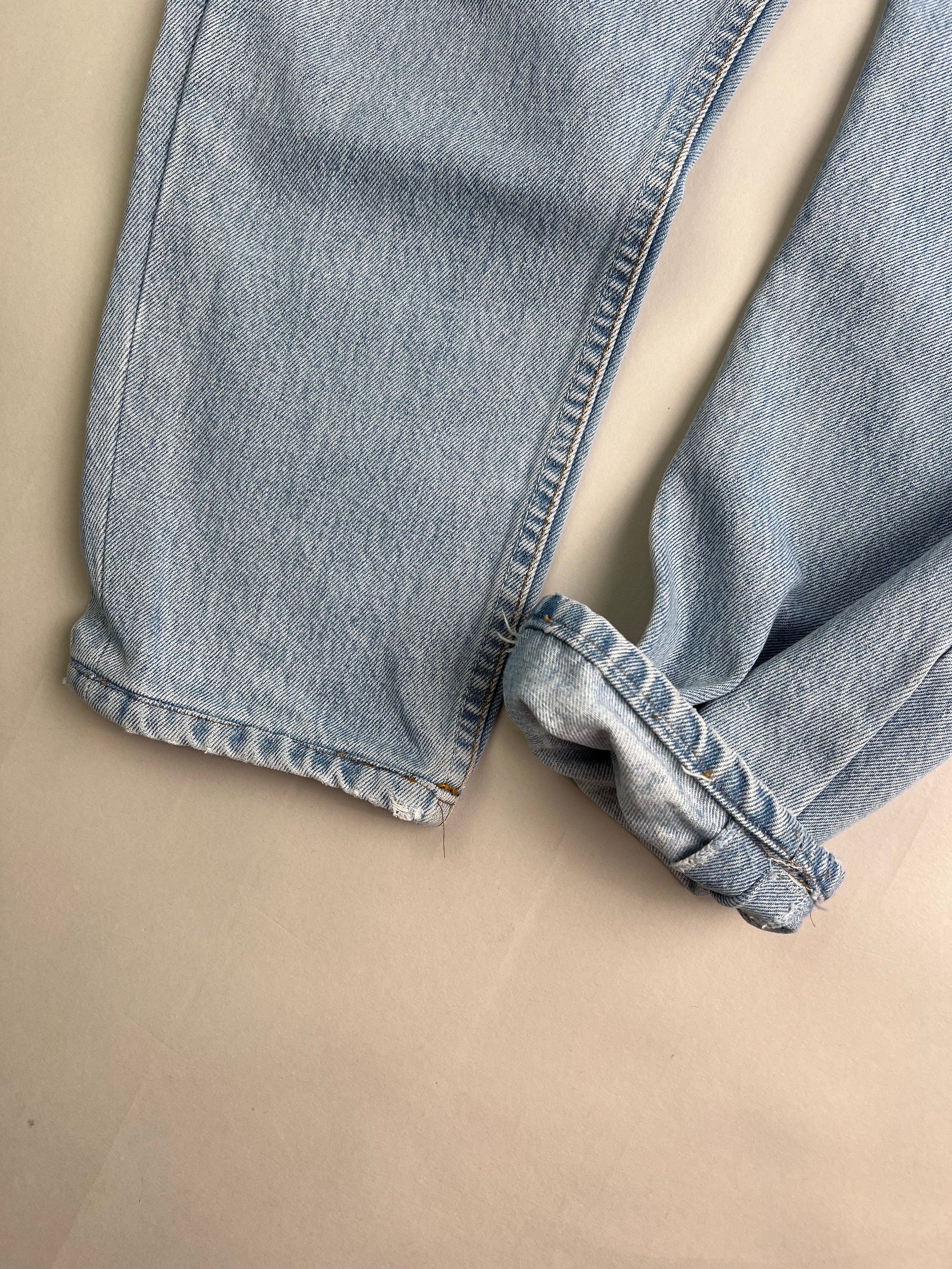 LEVIS 505 VINTAGE JEANS LIGHT WASH MADE IN ITALY - W31