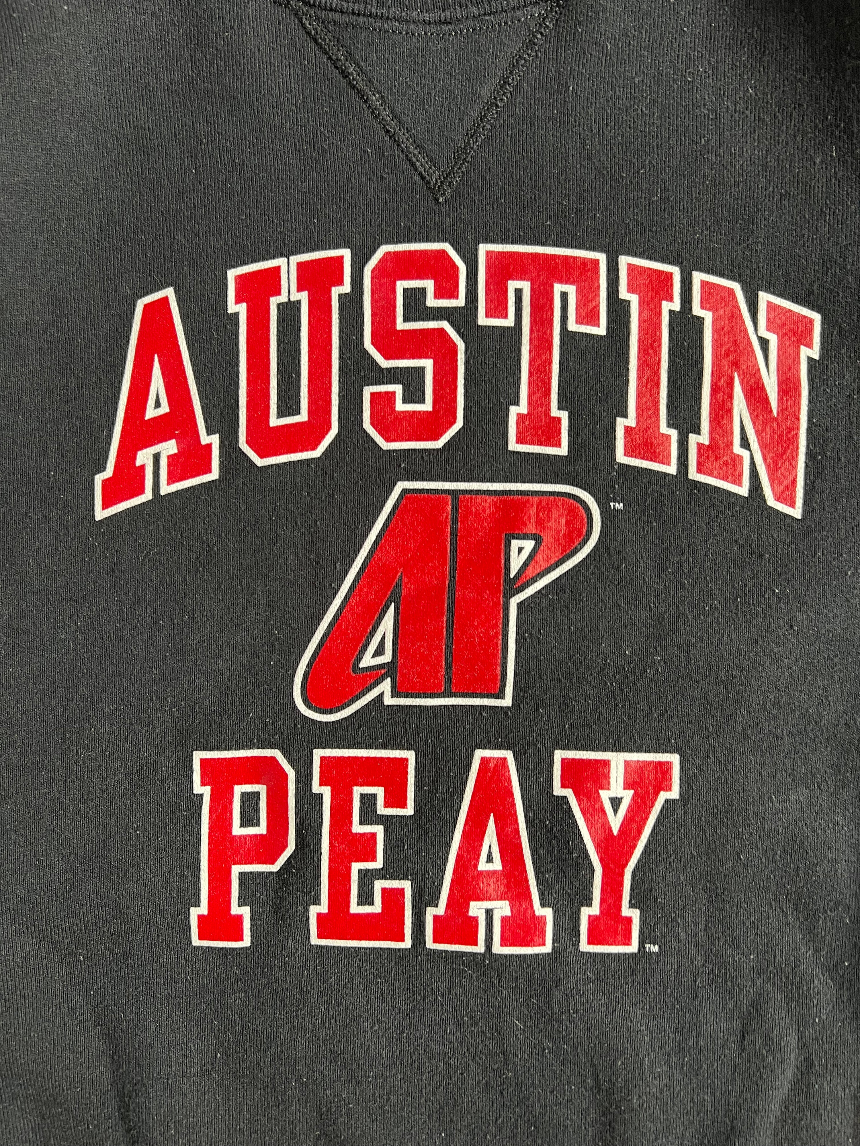 RUSSELL ATHLETIC VINTAGE CREWNECK BLACK AUSTIN PEAY - LARGE