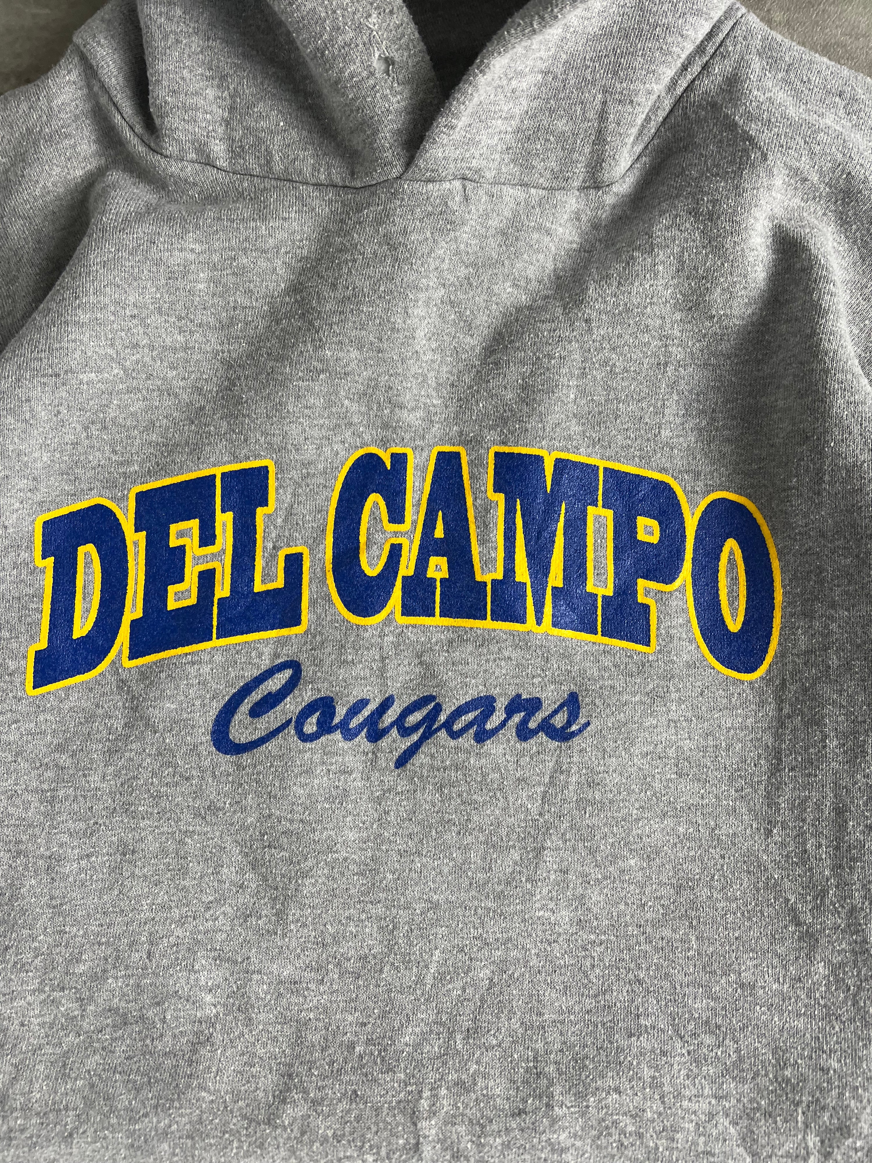 RUSSELL ATHLETIC VINTAGE HOODIE GREY DEL CAMPO COUGARS - XXL