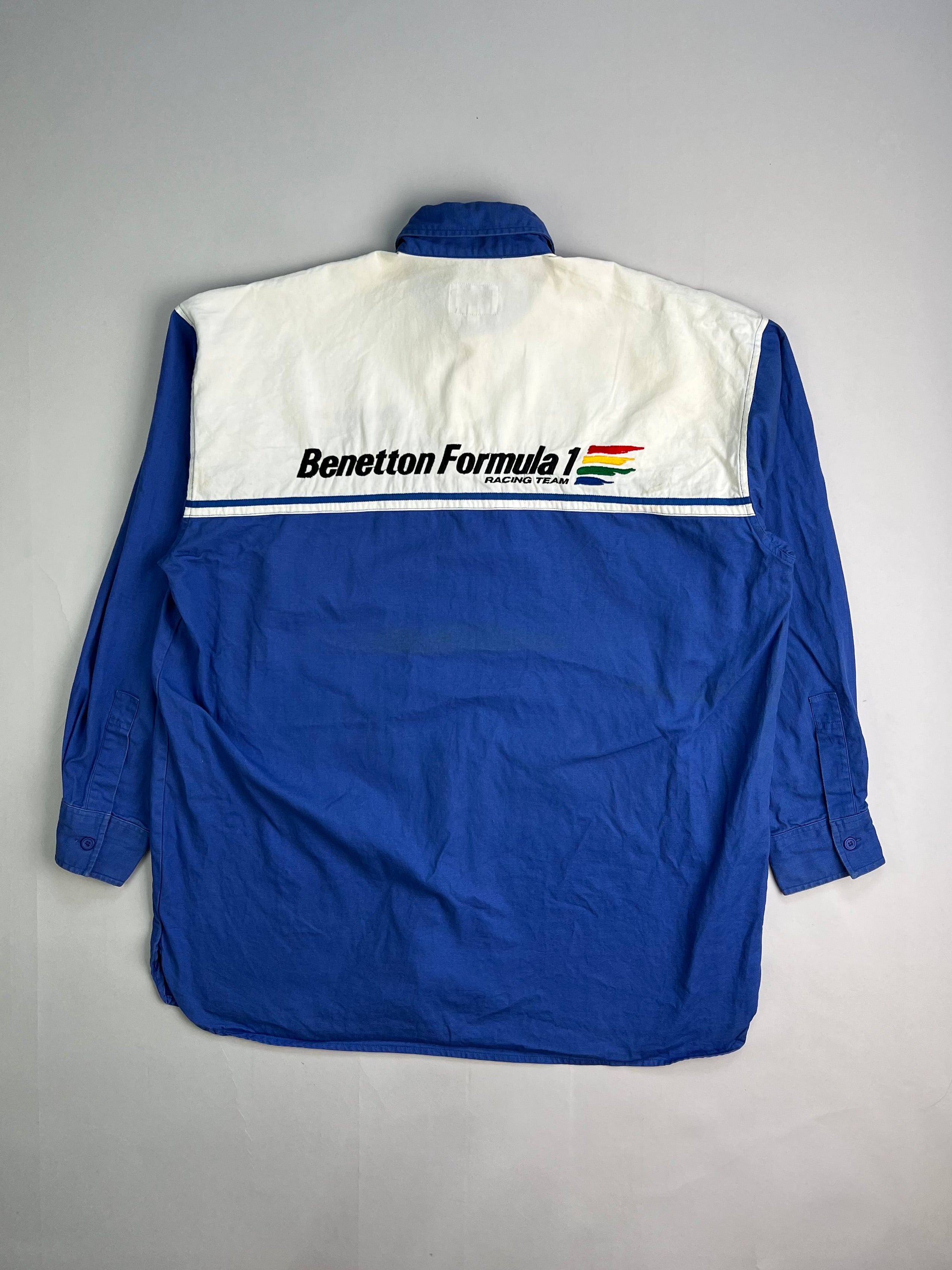 BENETTON FORMULA 1 RACING TEAM SHIRT - L/XL – HOLYGARMS