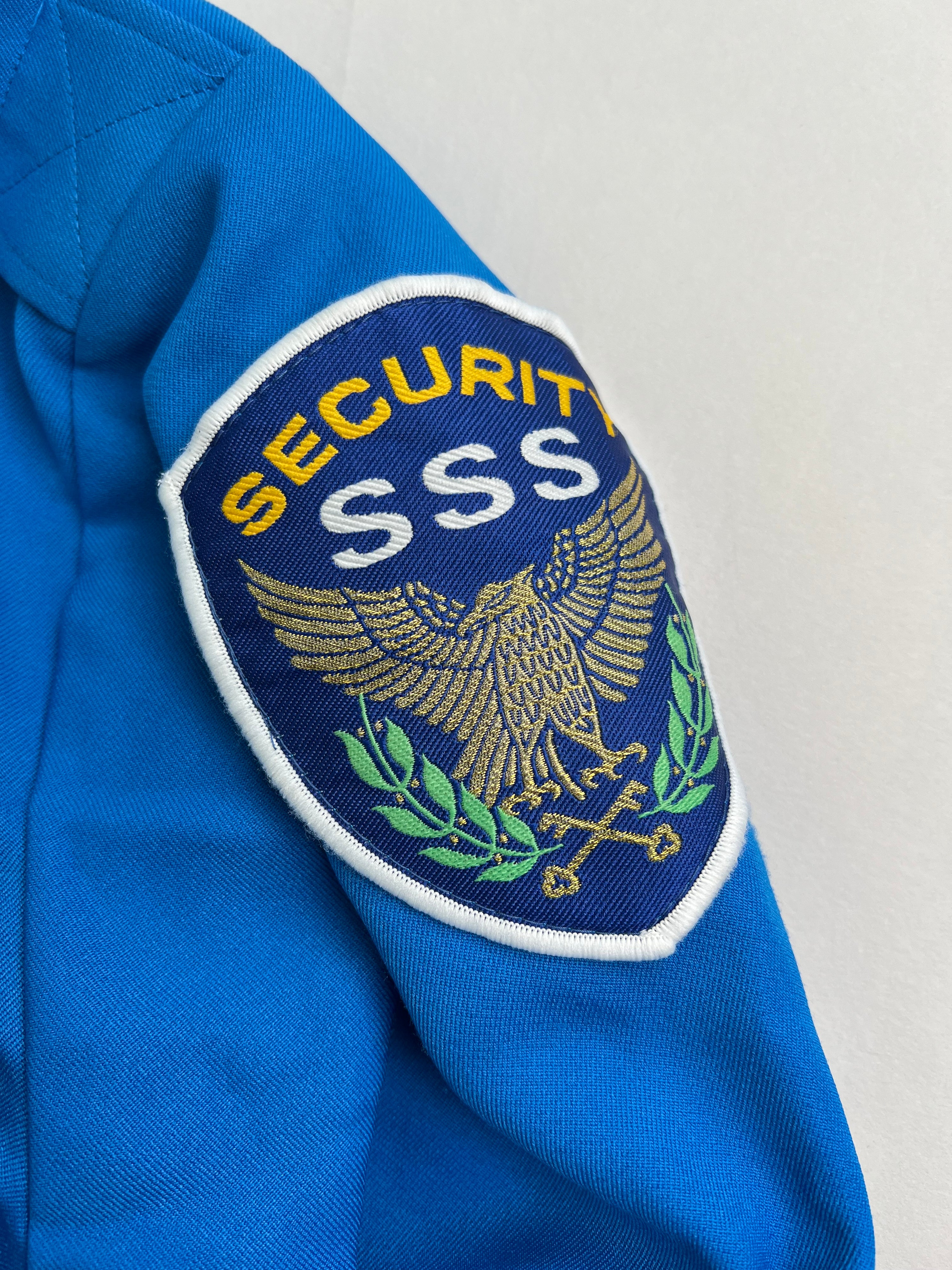 VINTAGE SECURITY WORK SHIRT BLUE - M