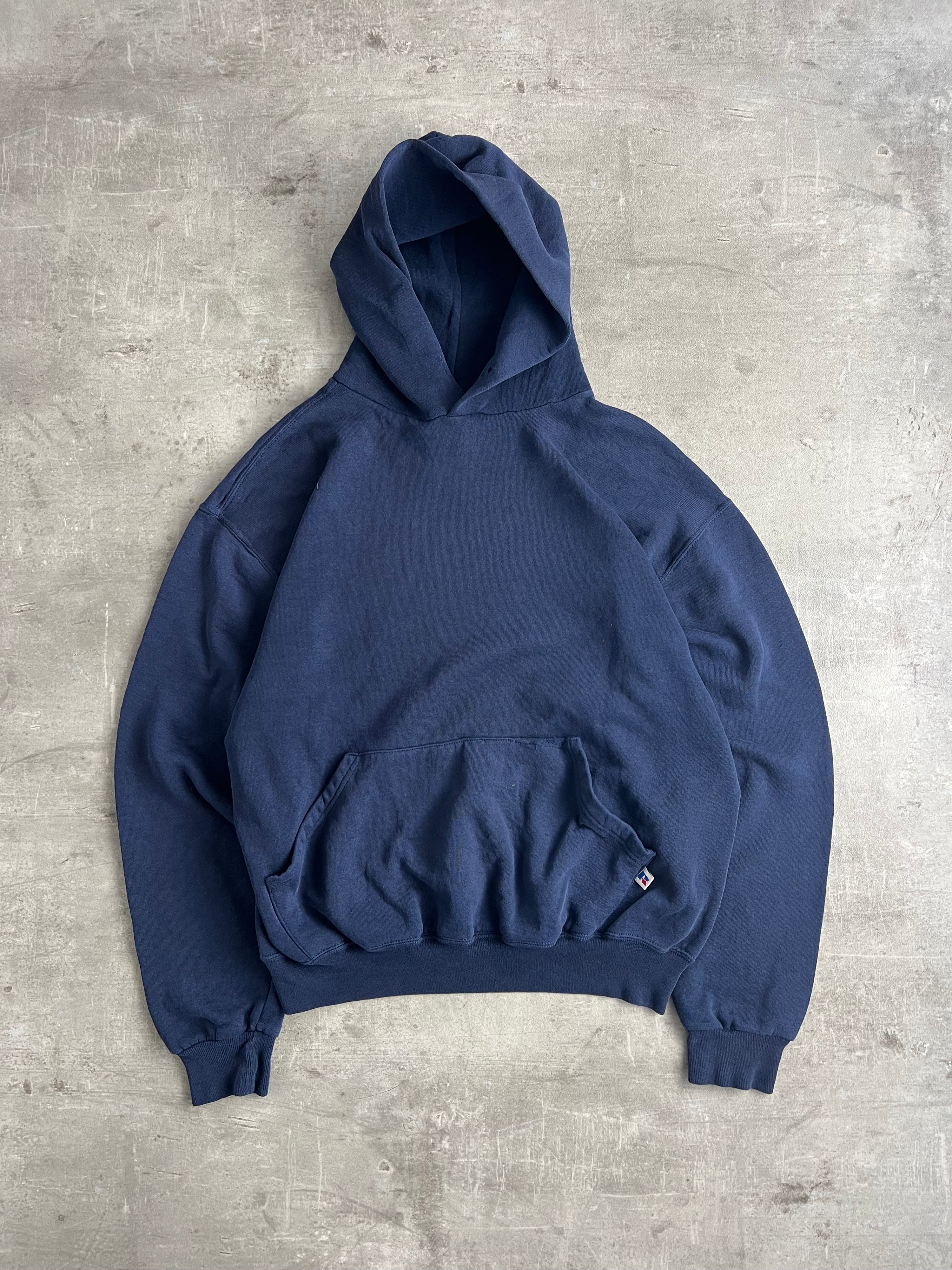 RUSSELL ATHLETIC VINTAGE HOODIE BLUE - M