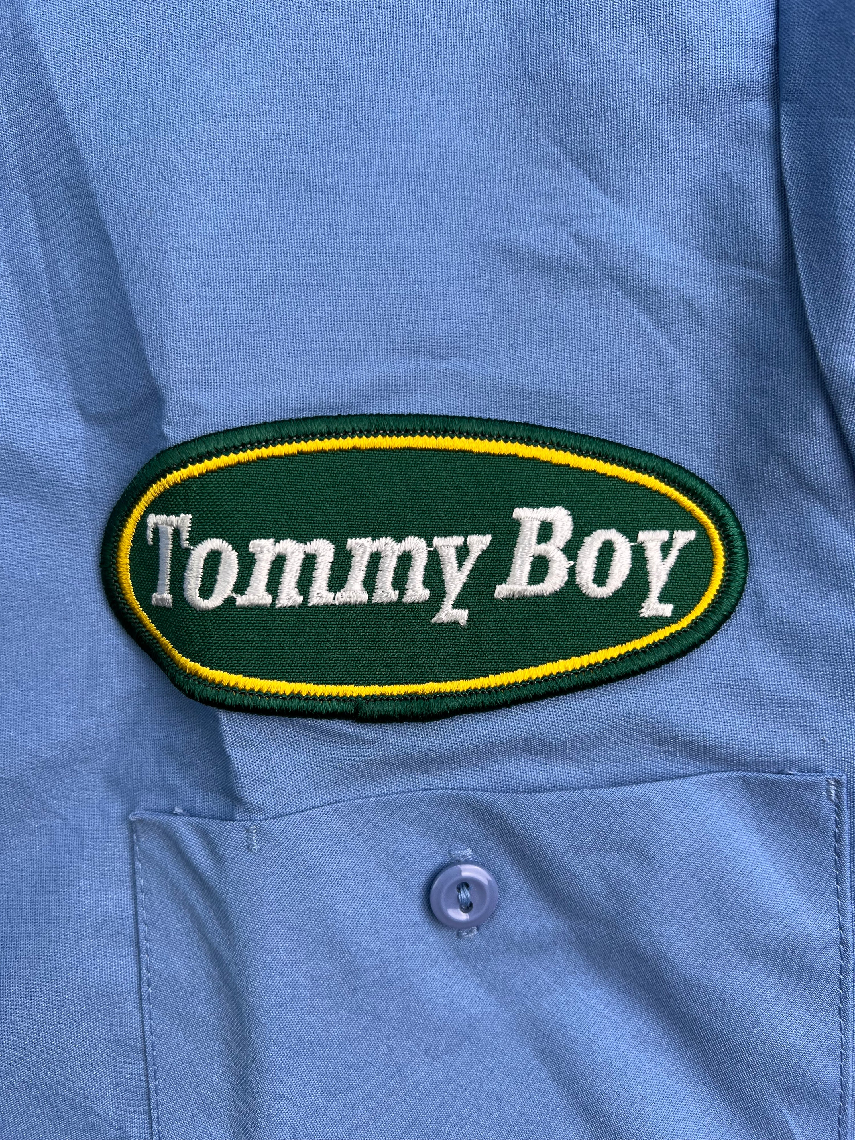 VINTAGE WORK SHIRT LIGHT BLUE MADE IN USA - XL