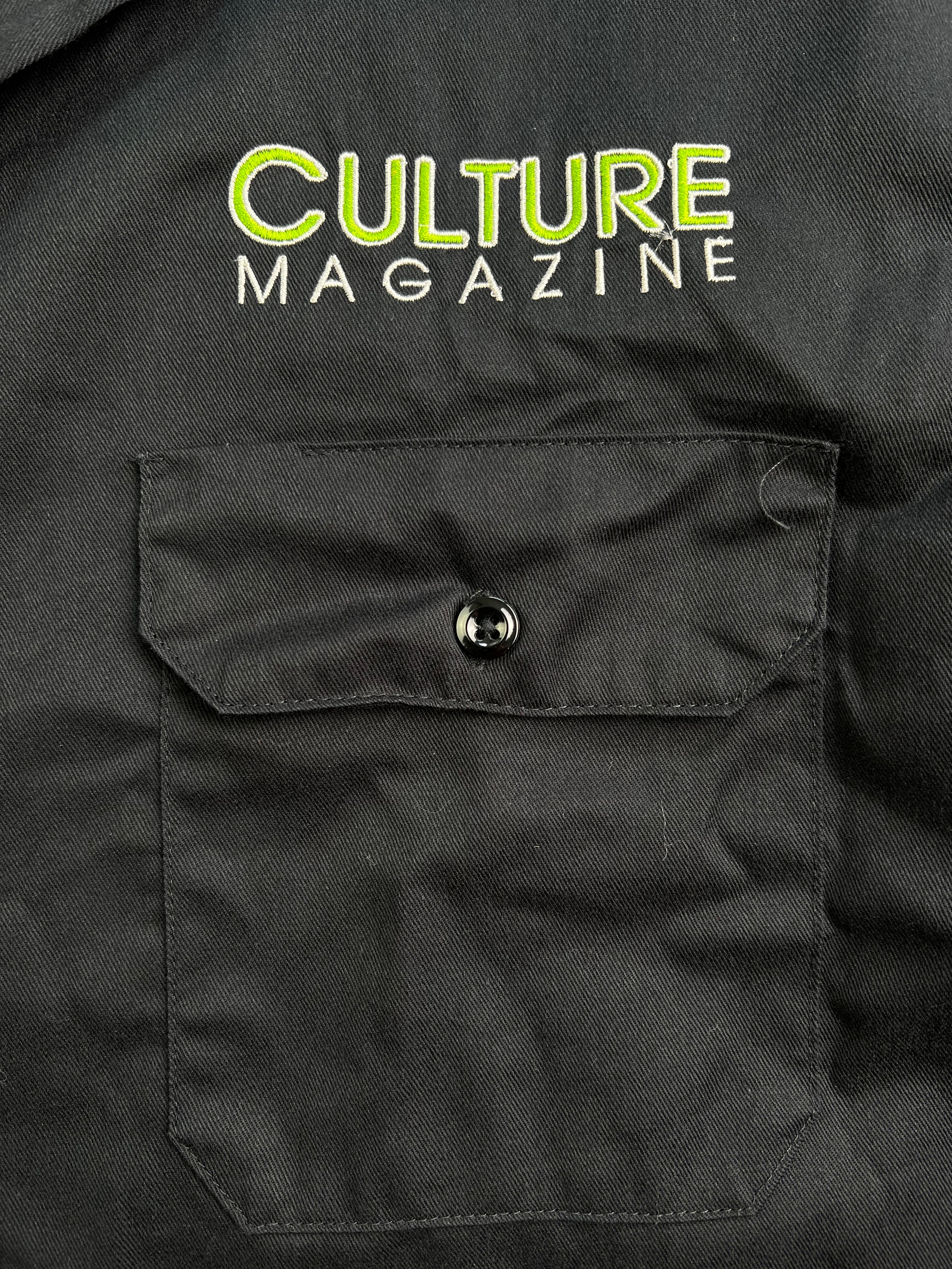 VINTAGE DICKIES WORK SHIRT BLACK CULTURE MAGAZINE - L