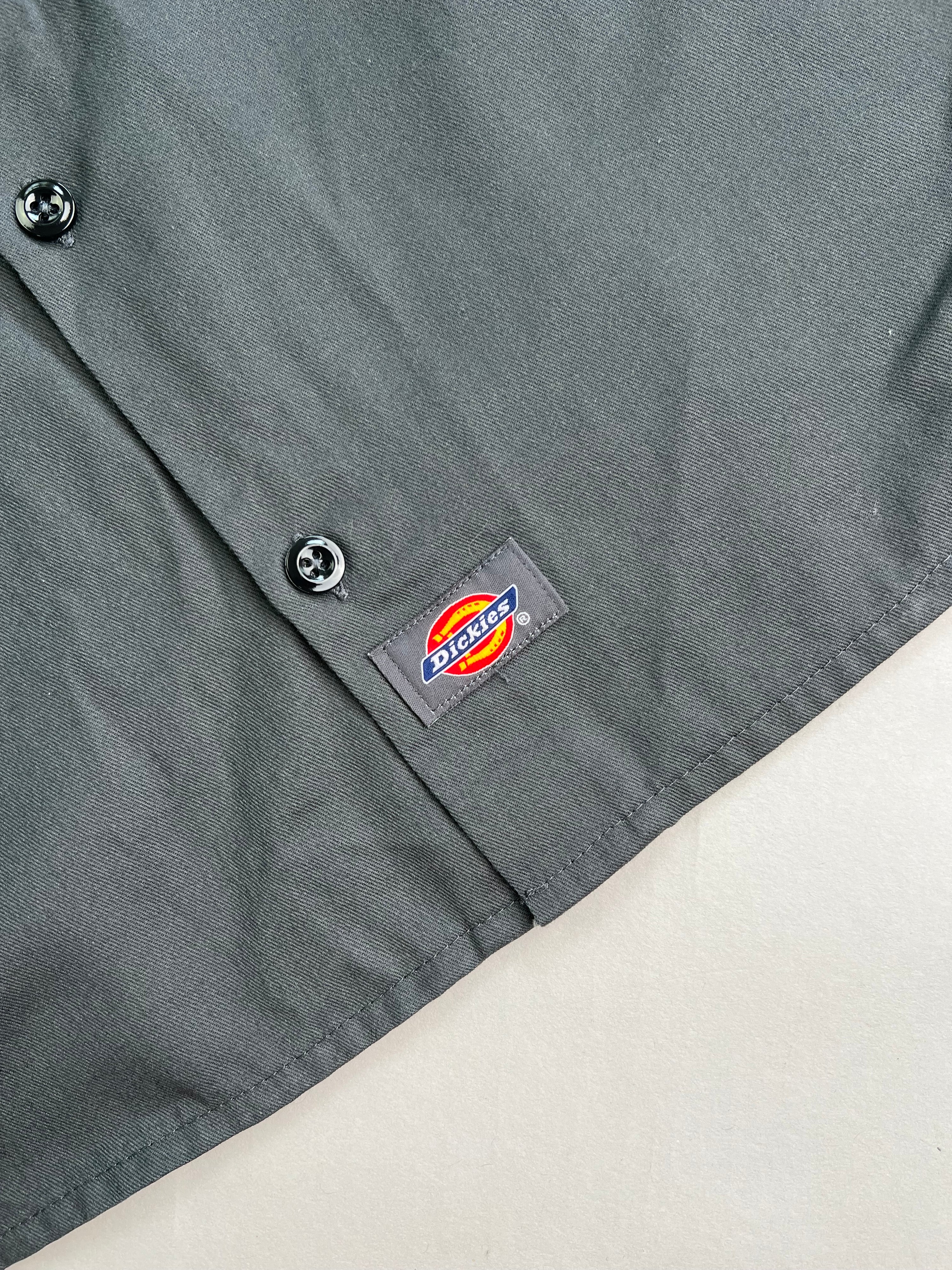 VINTAGE DICKIES WORK SHIRT GRAY AMIS - S