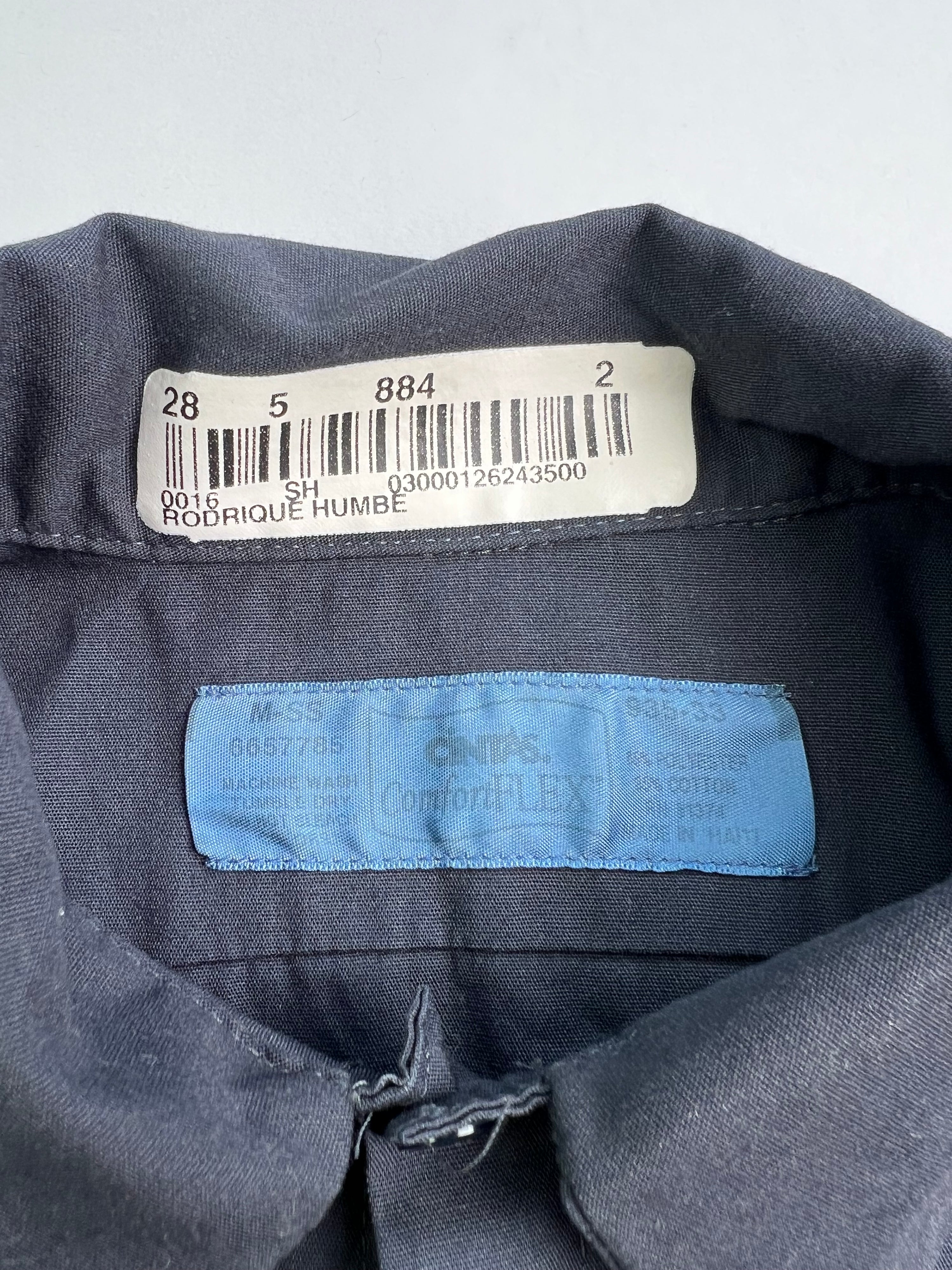 VINTAGE CINTAS WORK SHIRT DARK BLUE - M