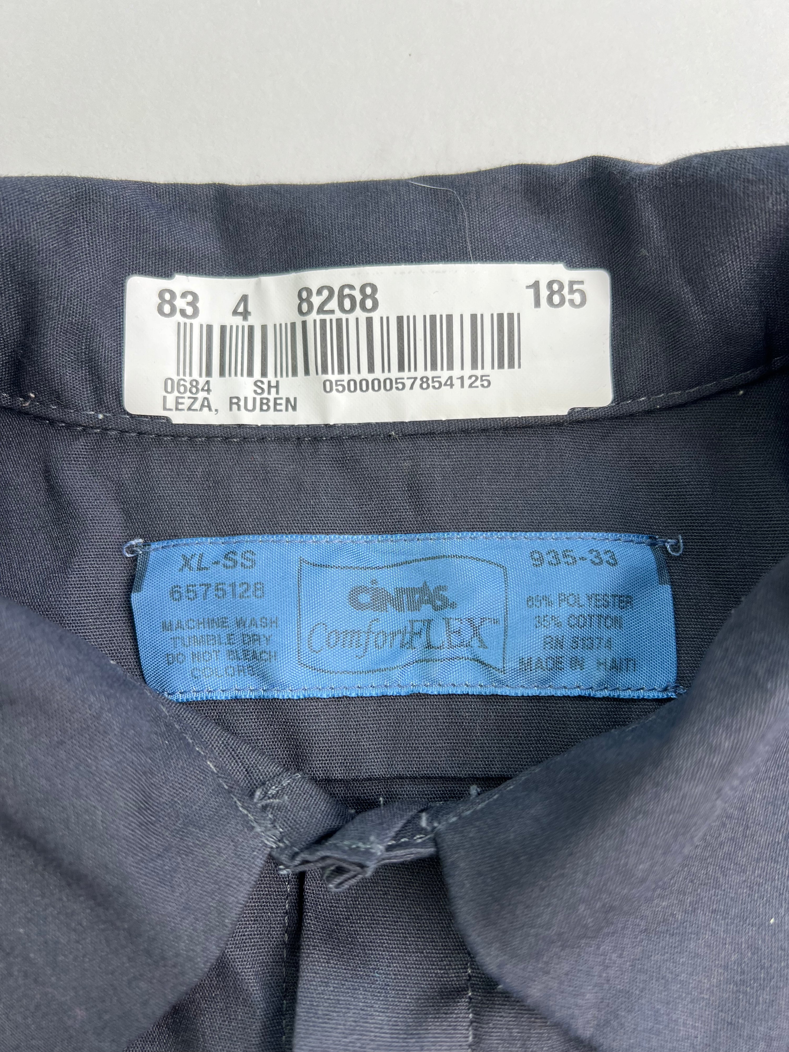 VINTAGE CINTAS WORK SHIRT DARK GRAY - XL