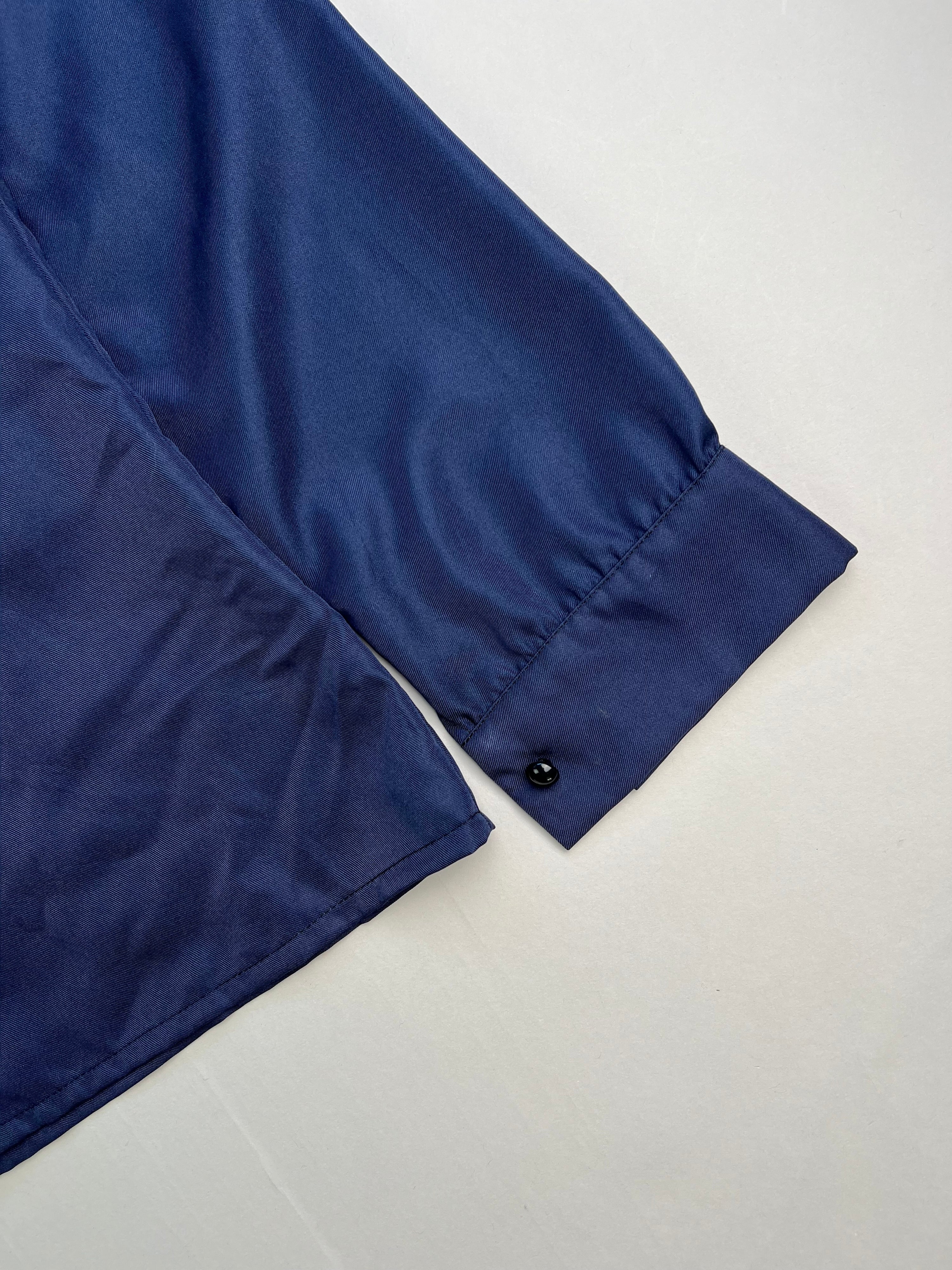 VINTAGE POLICE WORK SHIRT NAVY BLUE - M