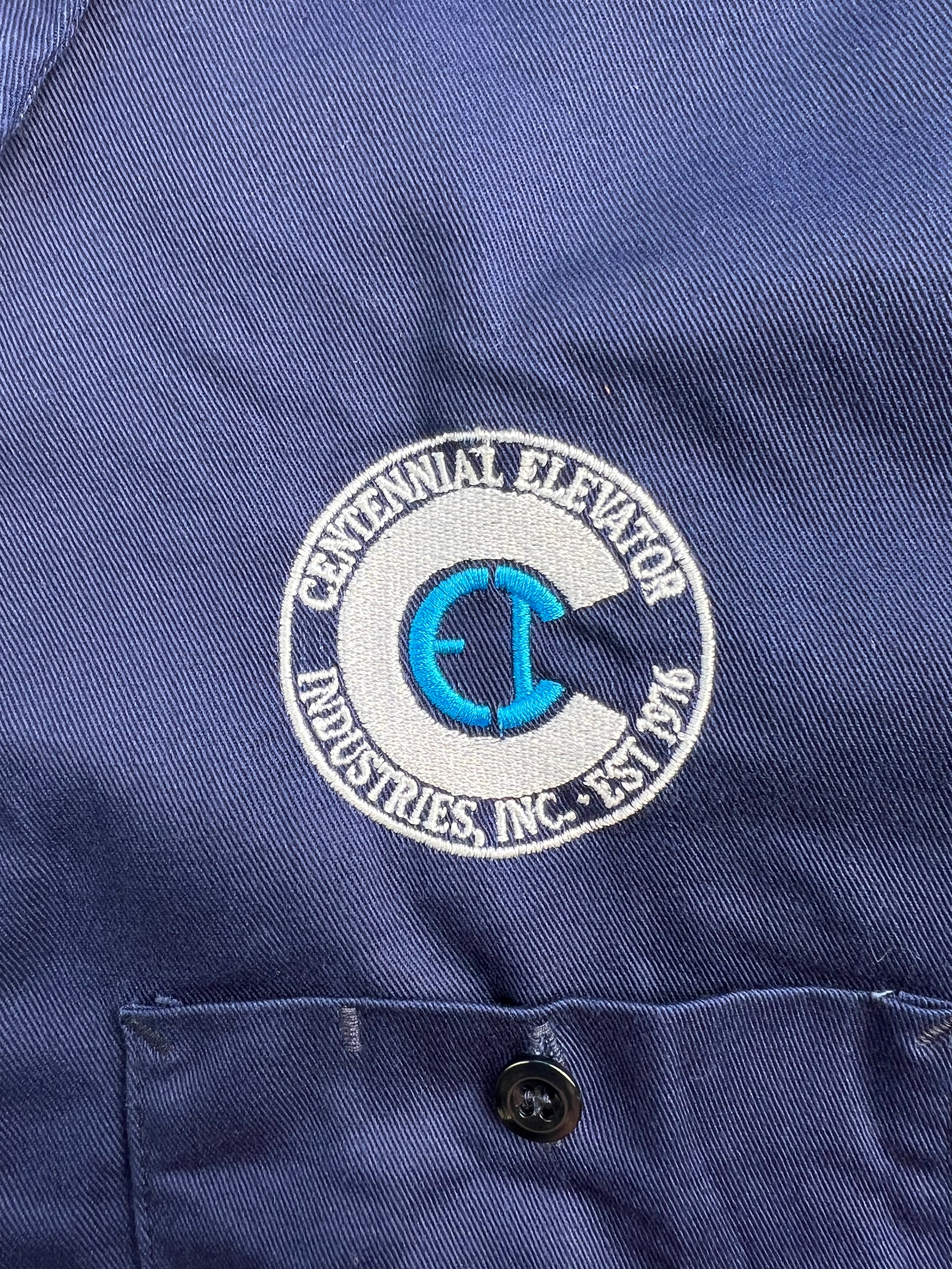 VINTAGE REDKAP WORK SHIRT BLUE - L