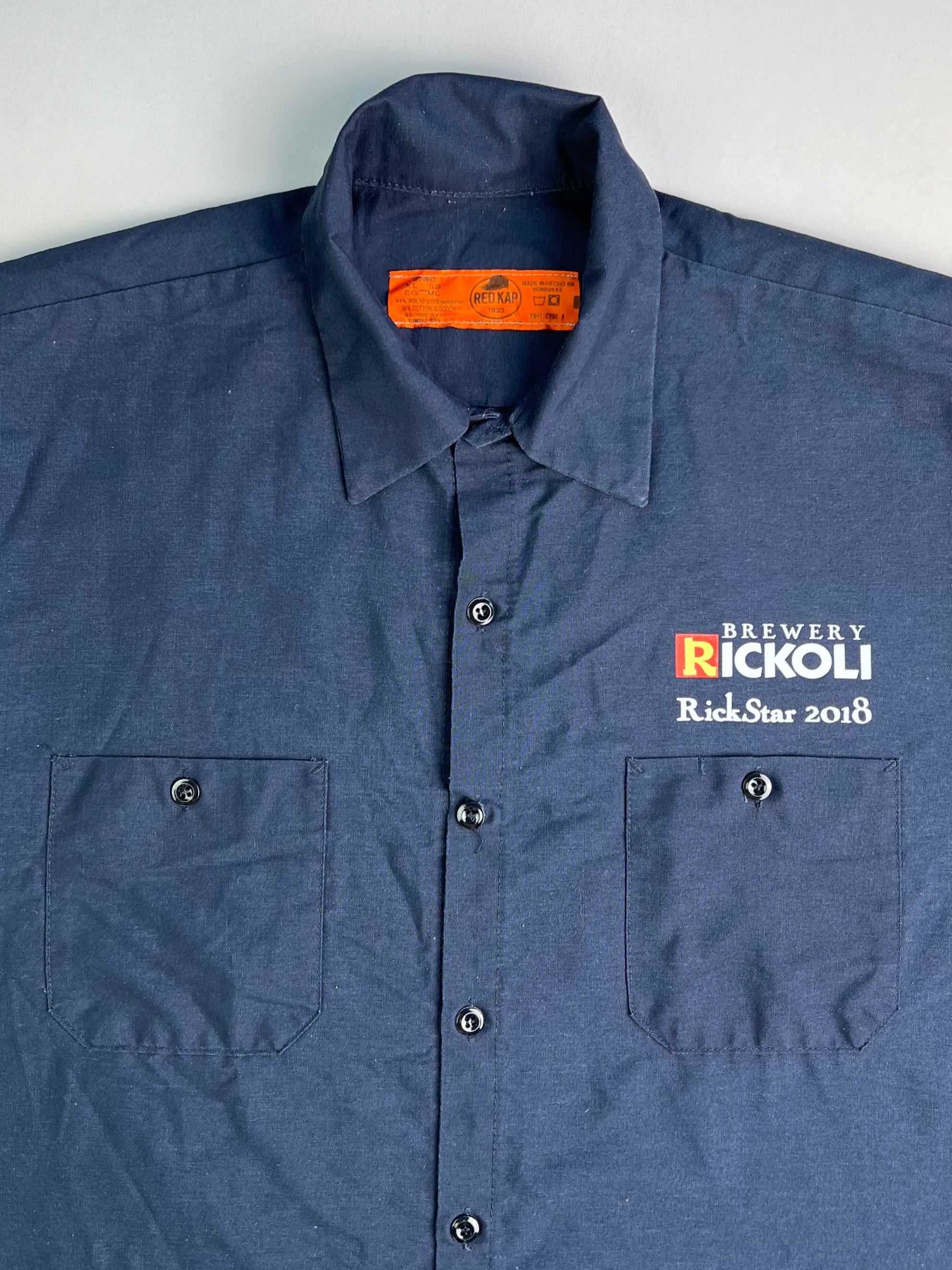 VINTAGE REDKAP WORK SHIRT BLUE - XL