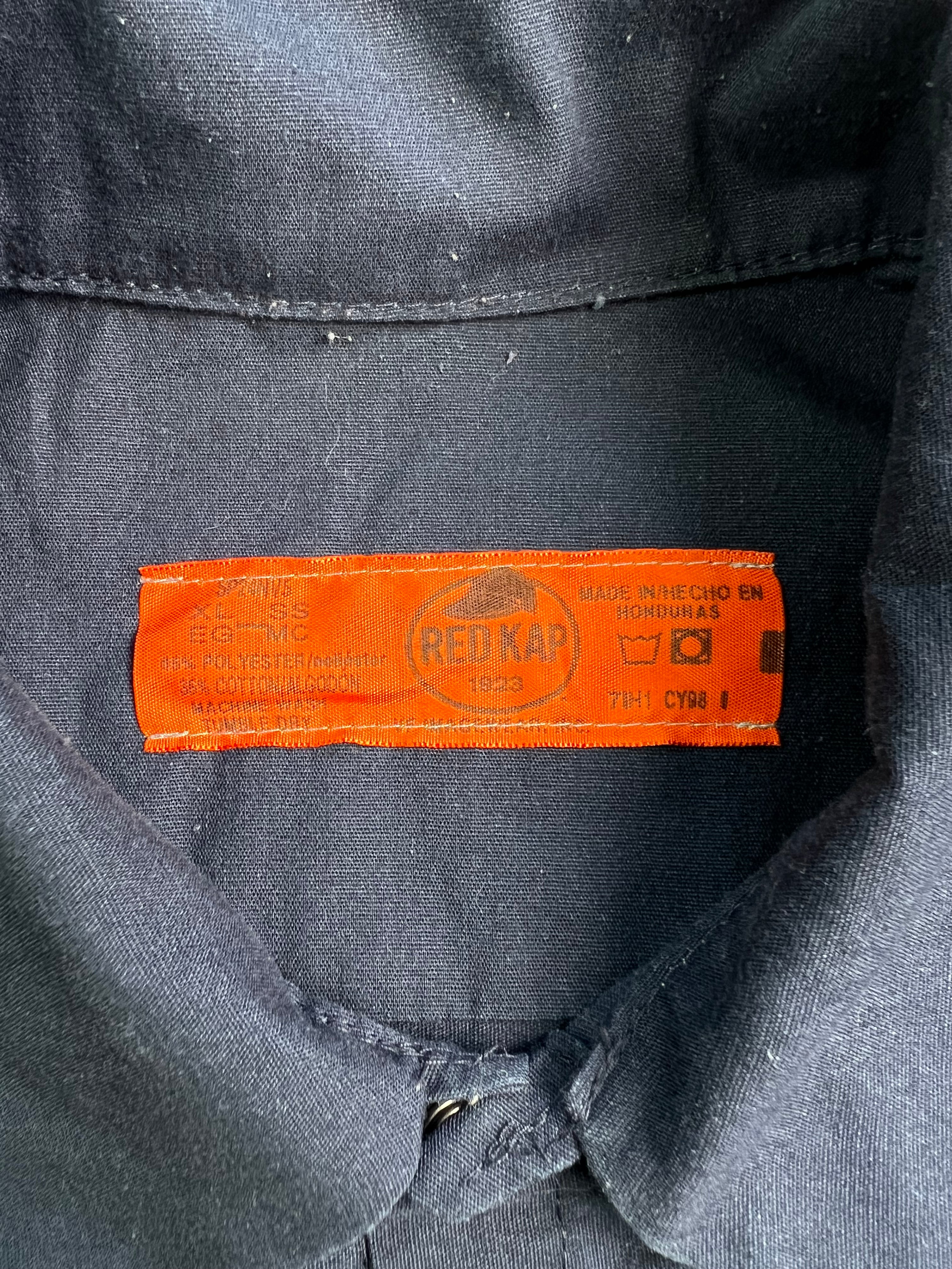 VINTAGE REDKAP WORK SHIRT BLUE - XL