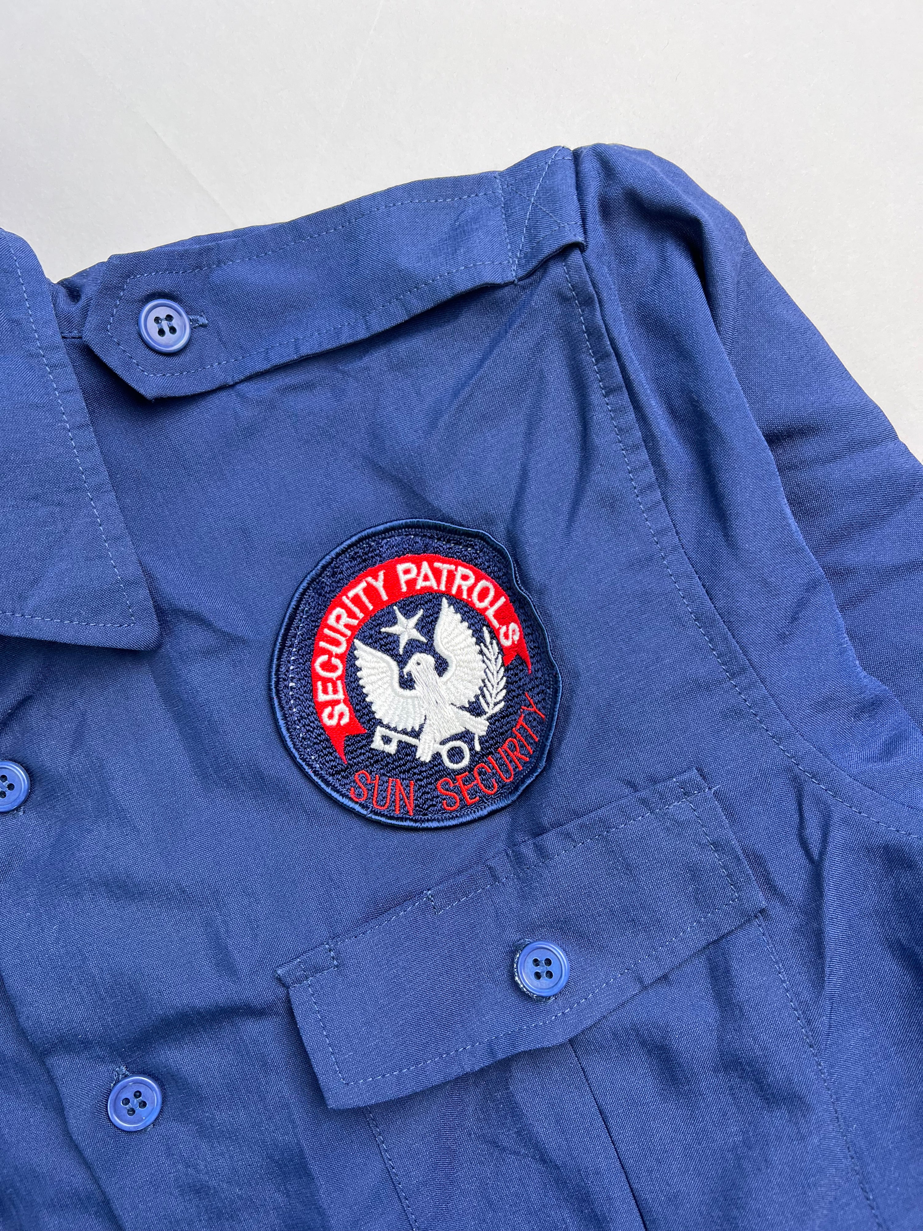 VINTAGE SAFETER WORK SHIRT BLUE - M