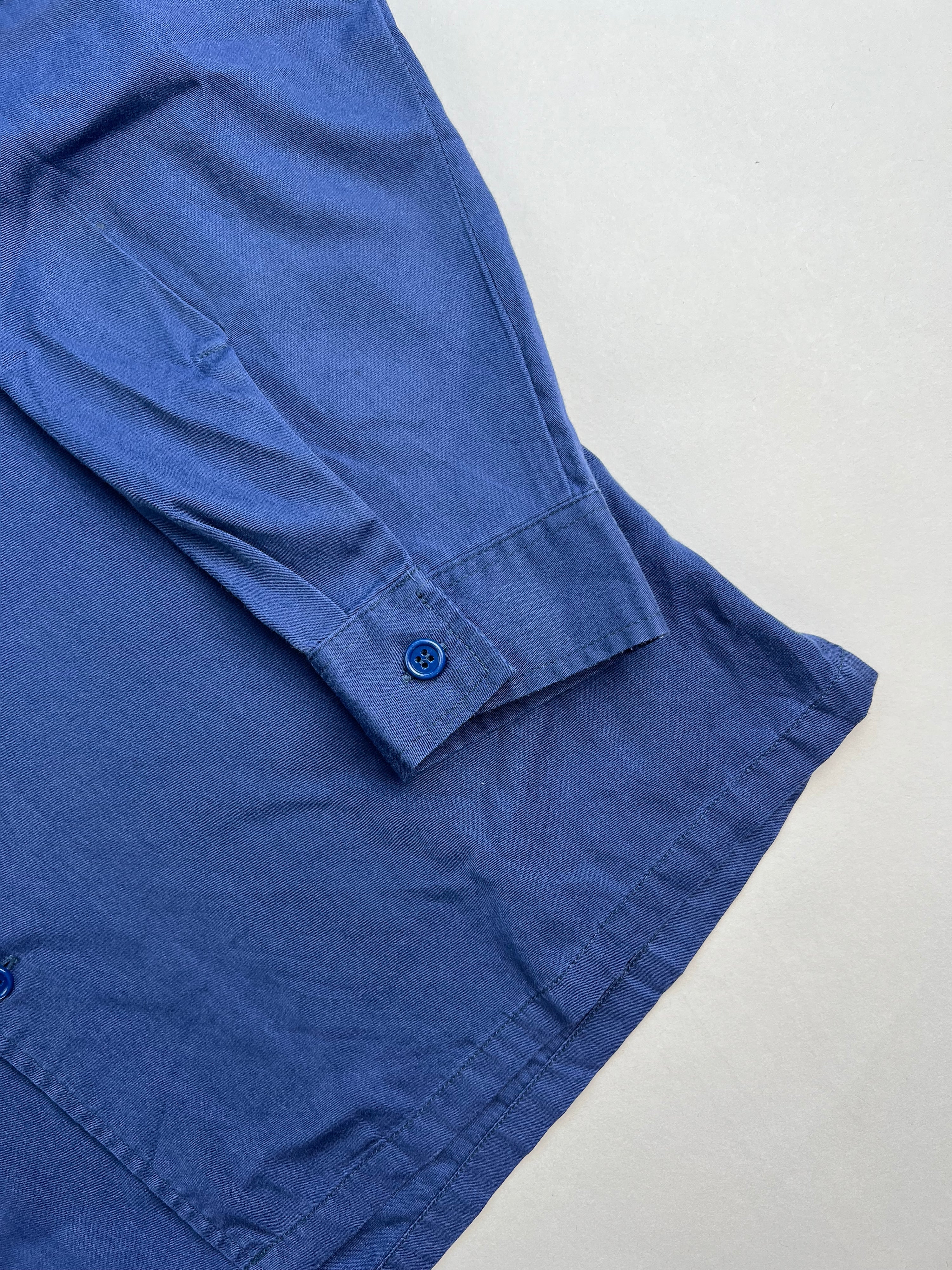 VINTAGE BOBST GROUP JAPAN WORK SHIRT BLUE - L