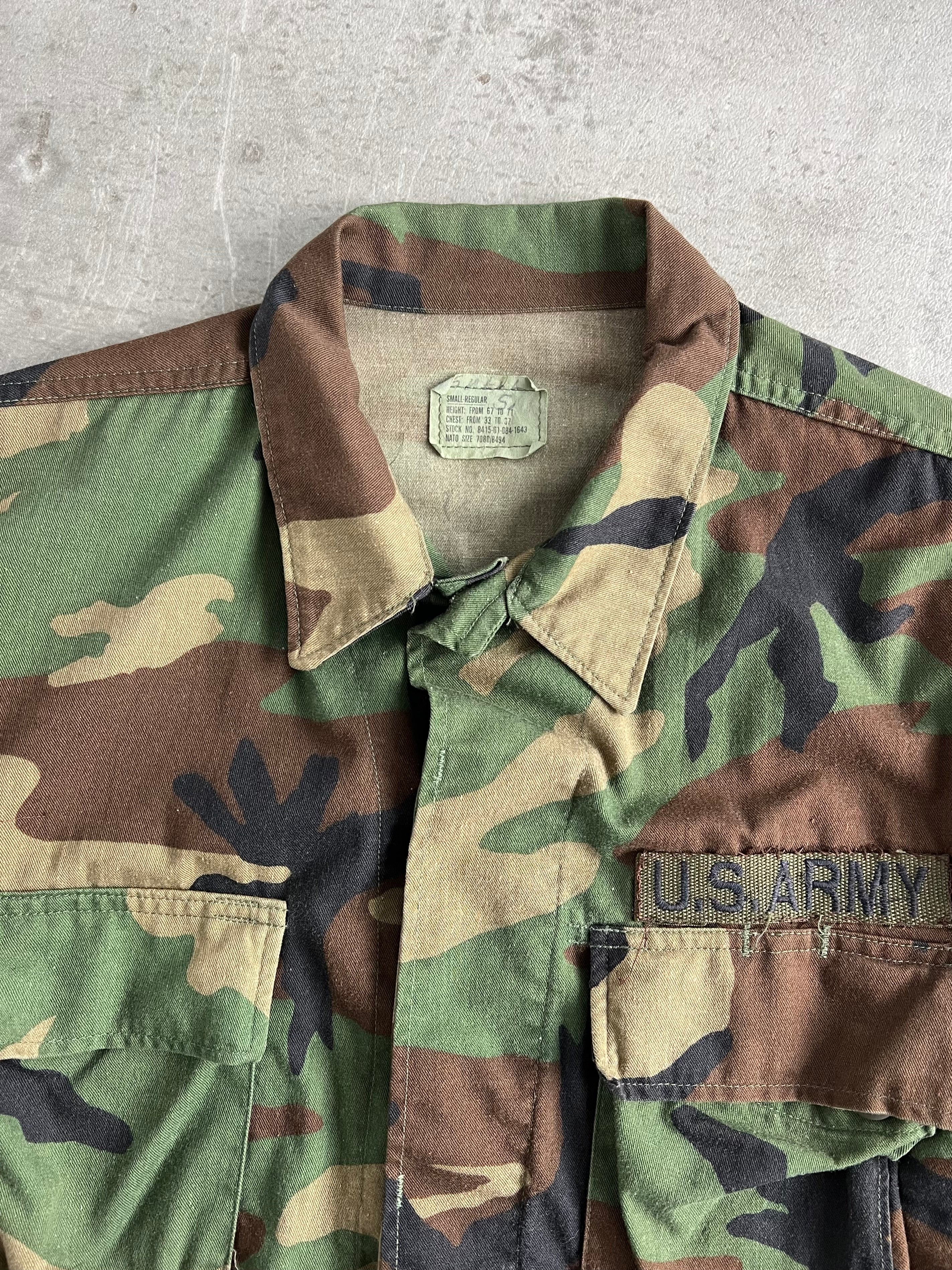 FIELD JACKET BDU US ARMY WOODLAND CAMO  - S