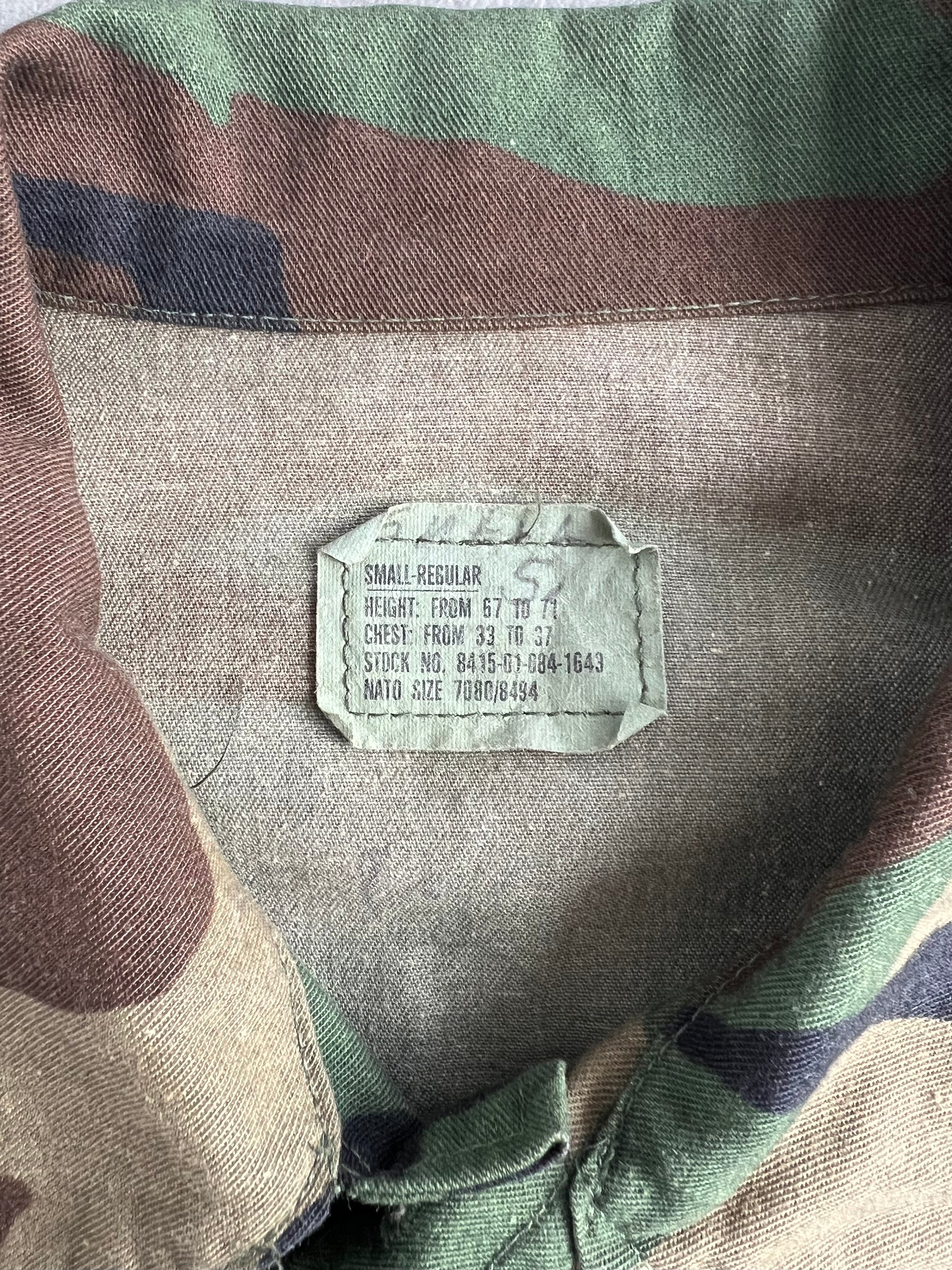 FIELD JACKET BDU US ARMY WOODLAND CAMO  - S