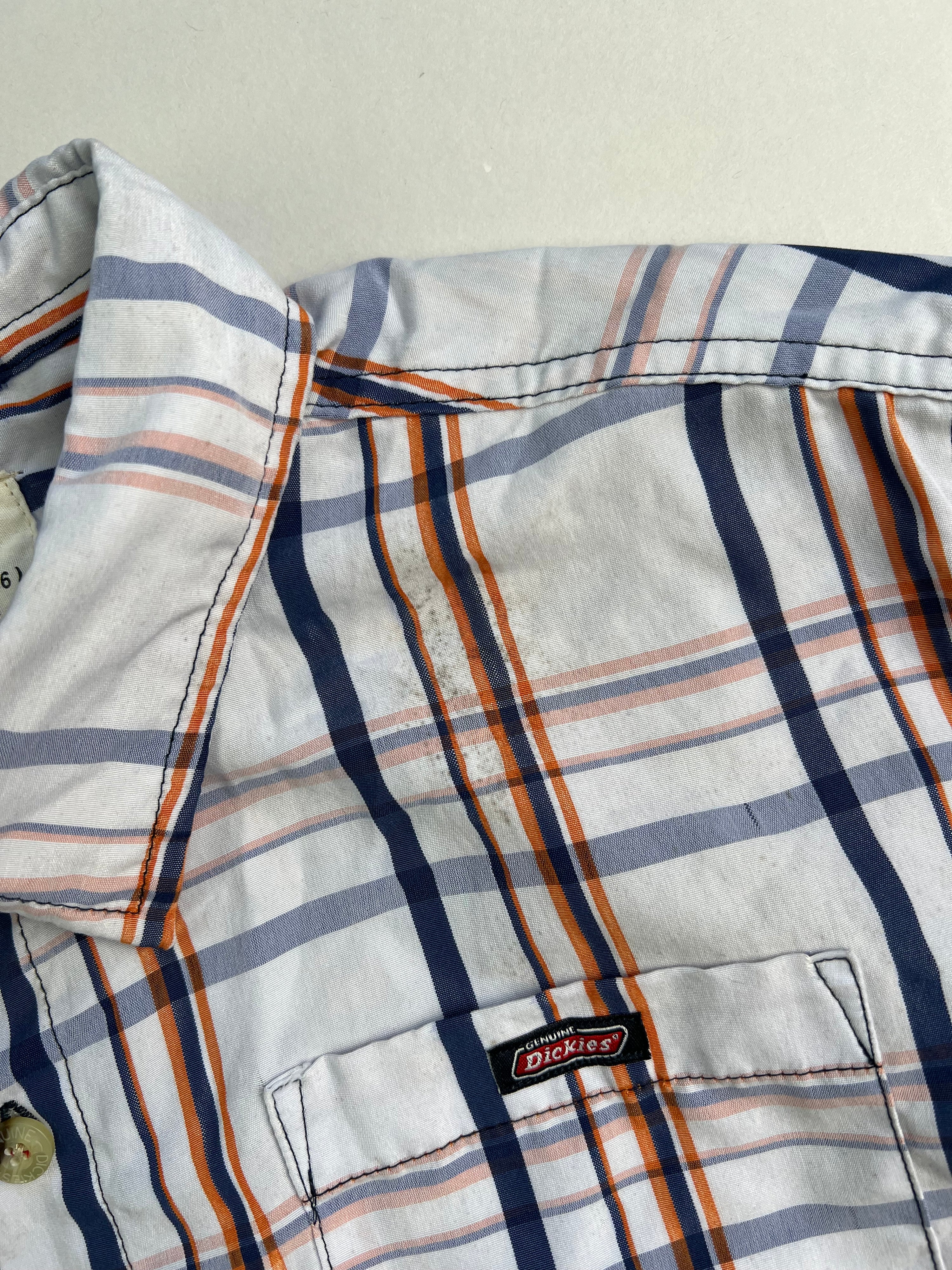 VINTAGE DICKIES CHECKERED WORK SHIRT - XL