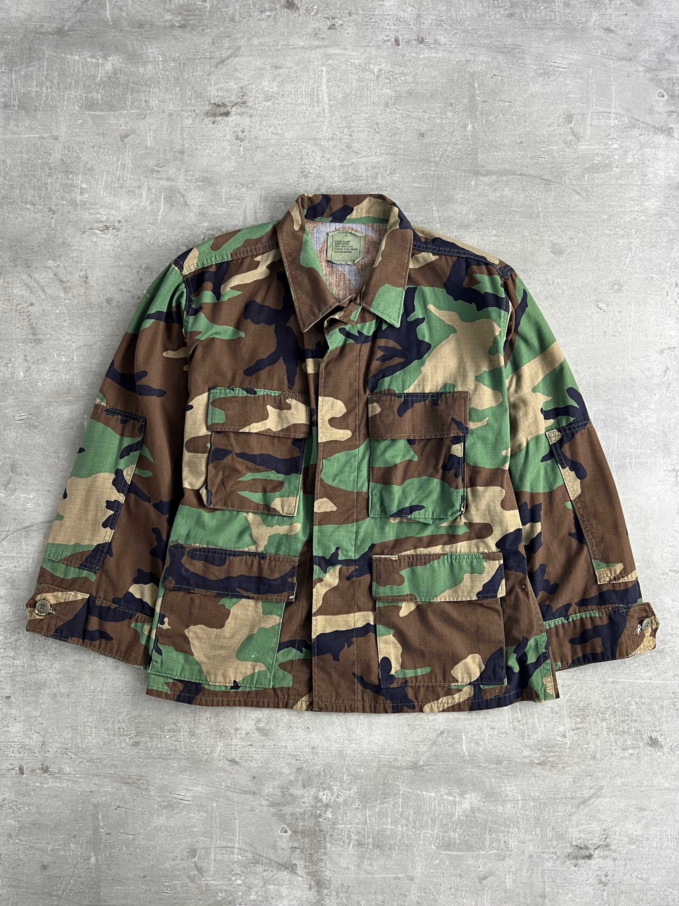 FIELD JACKET BDU US ARMY WOODLAND CAMO  - M