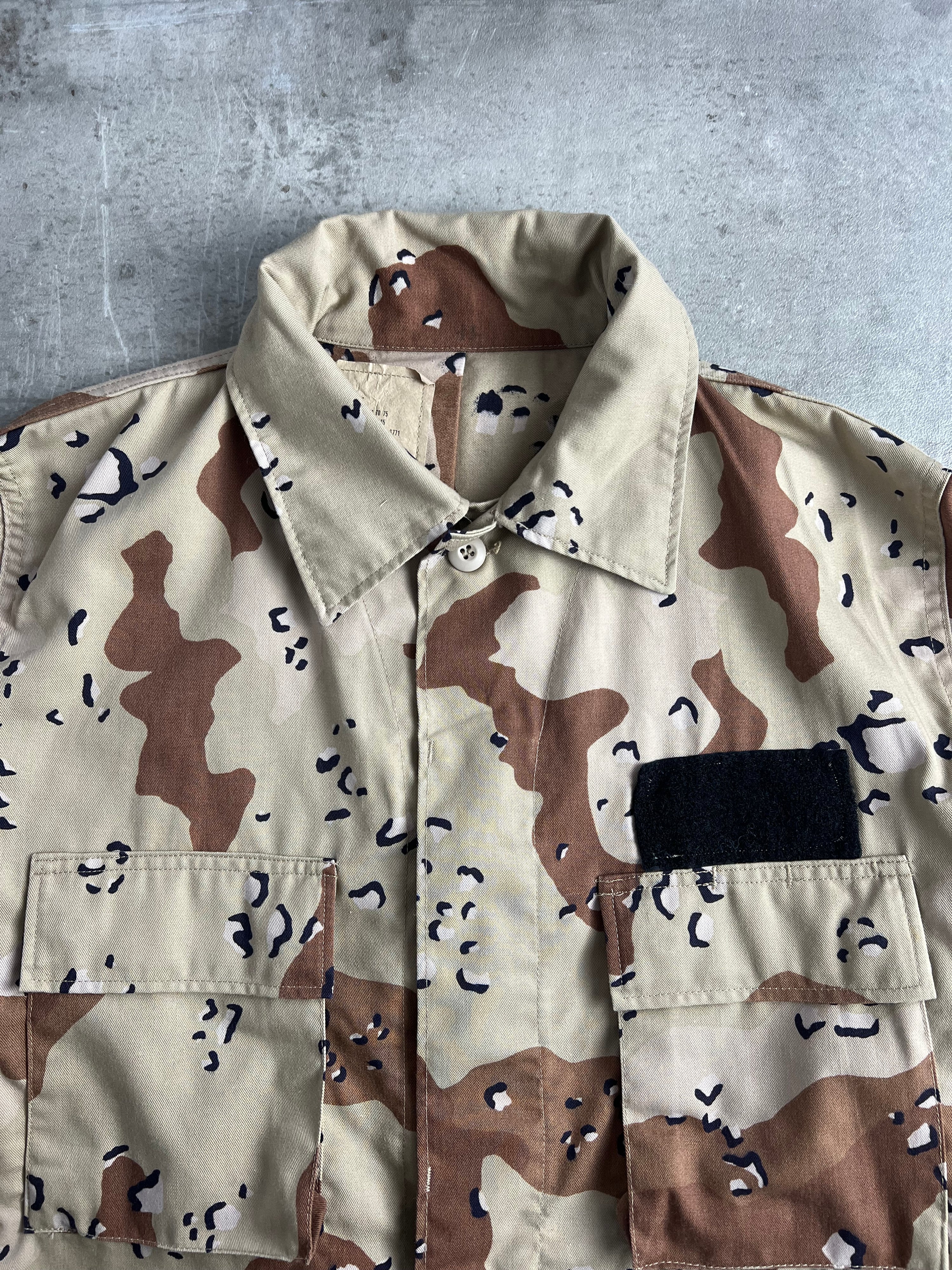 FIELD JACKET BDU US ARMY DESERT CAMO CHOCOLATE CHIP 1983 - L